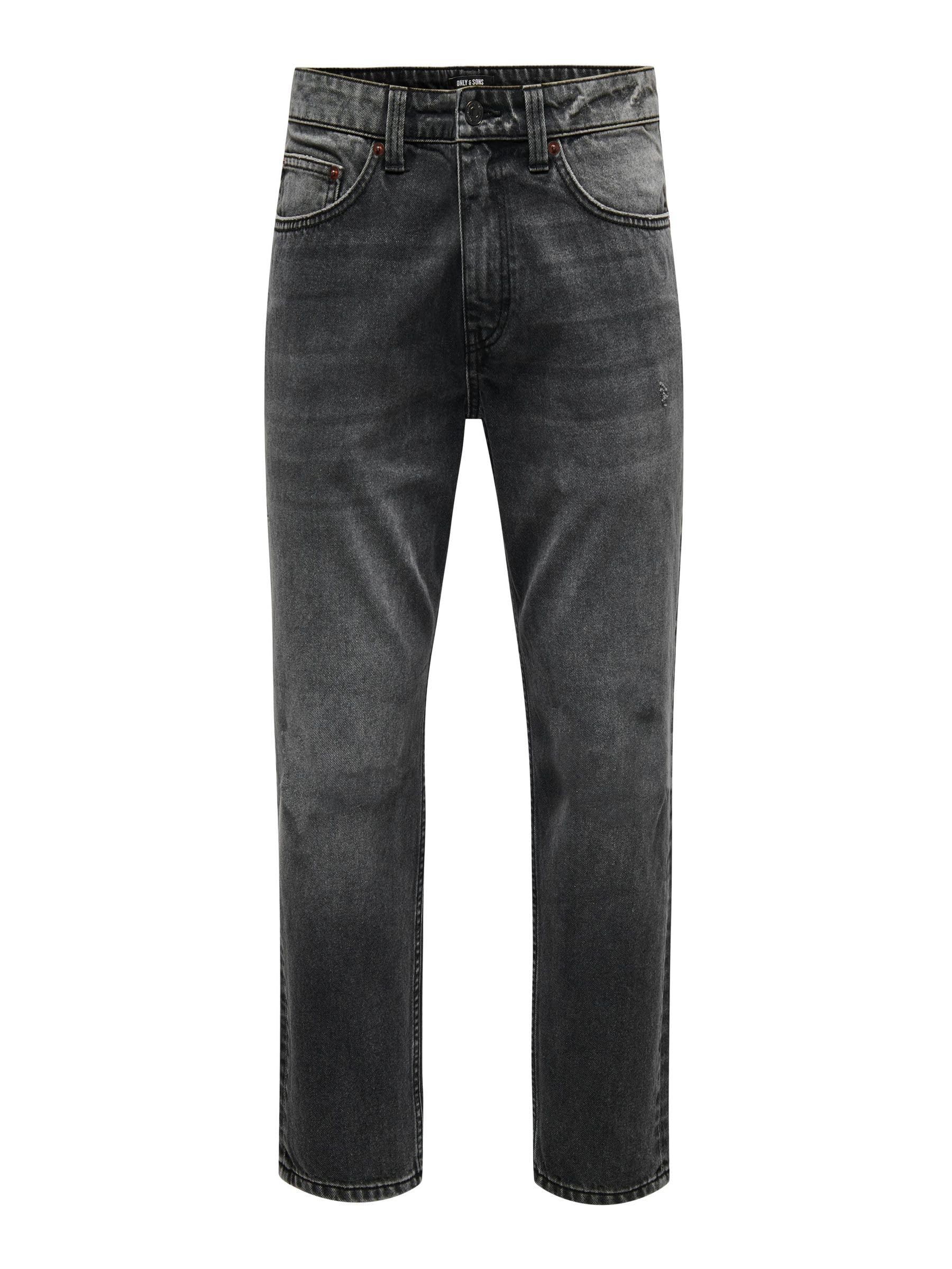 Only & Sons Male Relaxed Fit Jeans ONSYOKE Gerade geschnitten Jeans
