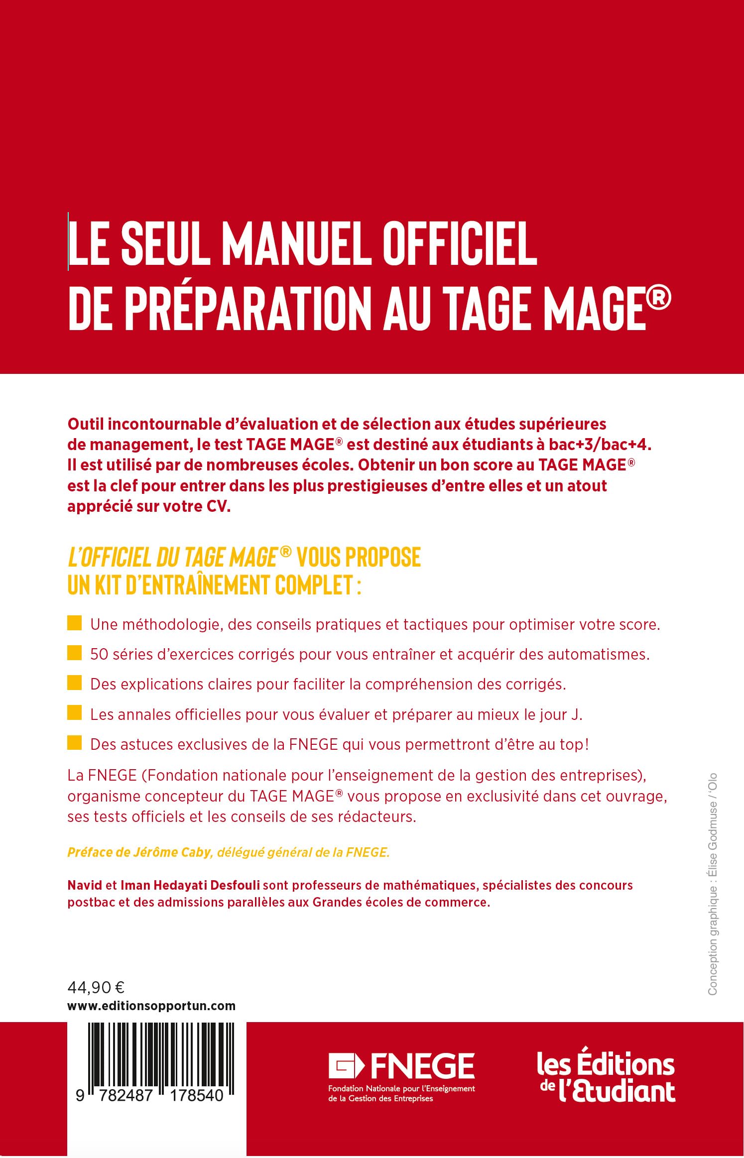 Le préparer et le réussir TAGE MAGE: Conseils, méthodologie et exercices
