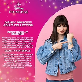 Amazon.com: Disney Ariel Inspired Fashion Watch for Women