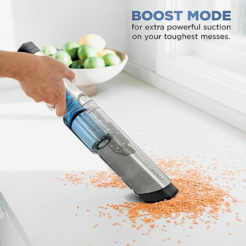 Miniatura 6 de Shark WANDVAC Power PET - Aspiradora de mano inalámbrica, ultraligera y portátil con potente modo de succión y impulso, nueva herramienta FurFins y