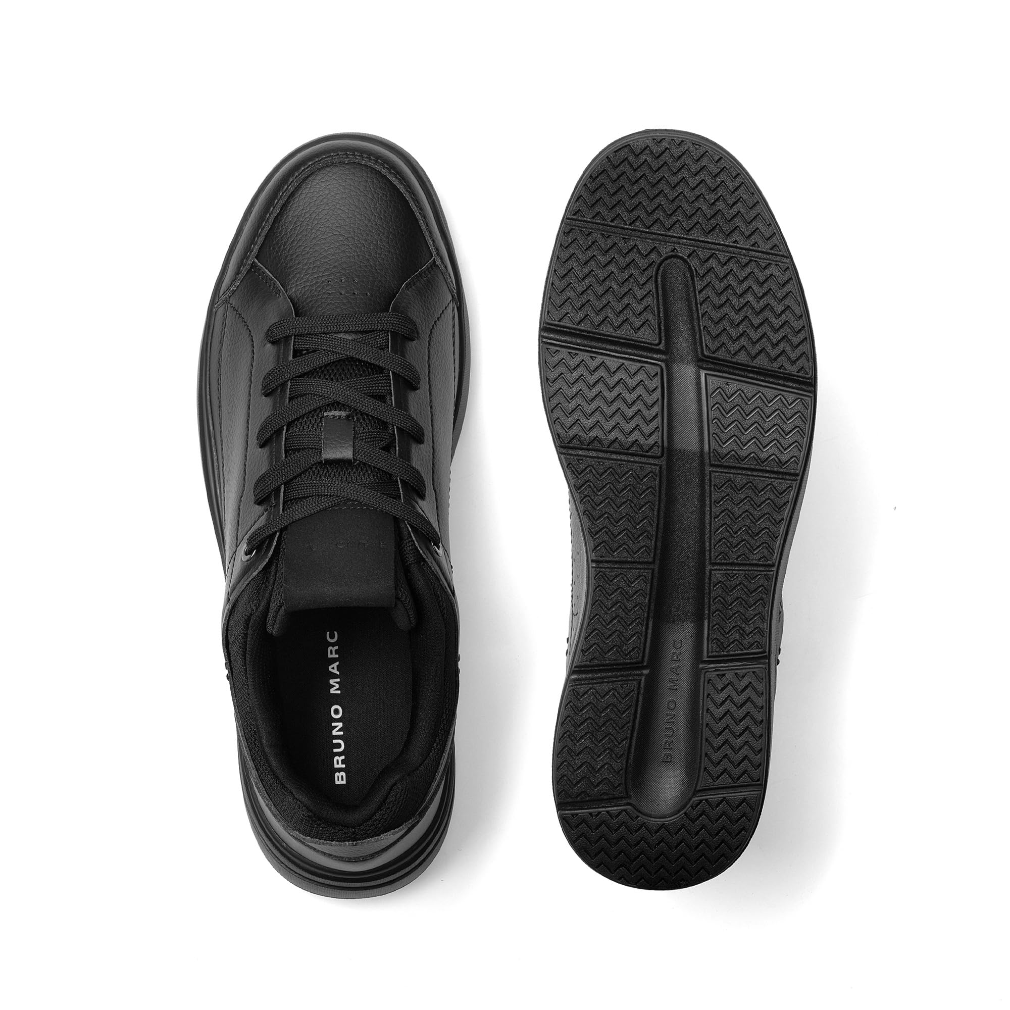 Bruno Marc Tenis de vestir casuales ligeros y antideslizantes para hombre, transpirables, cómodos