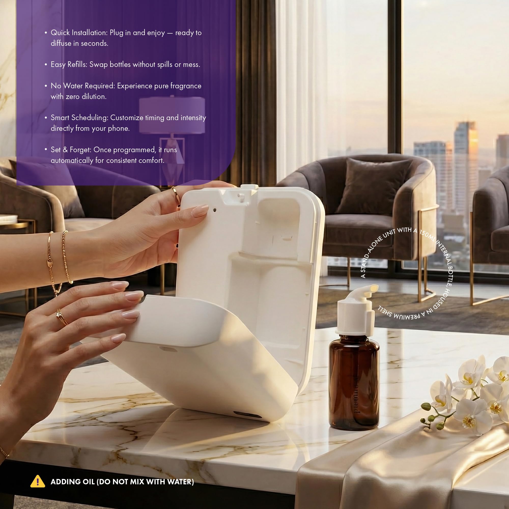 Amazon.com : Smart Nebulizing Aromatherapy Scent Diffuser