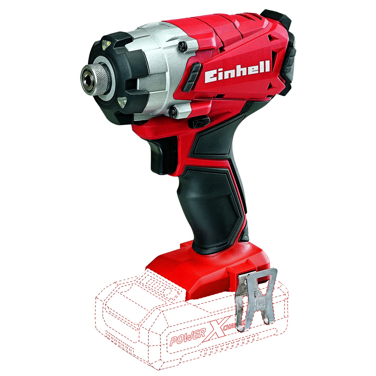 Einhell4510023 TE-CI 18 Li Solo Power X-Change Cordless Impact Screwdriver, Red ,20.0 cm*16.0 cm*7.0 cm