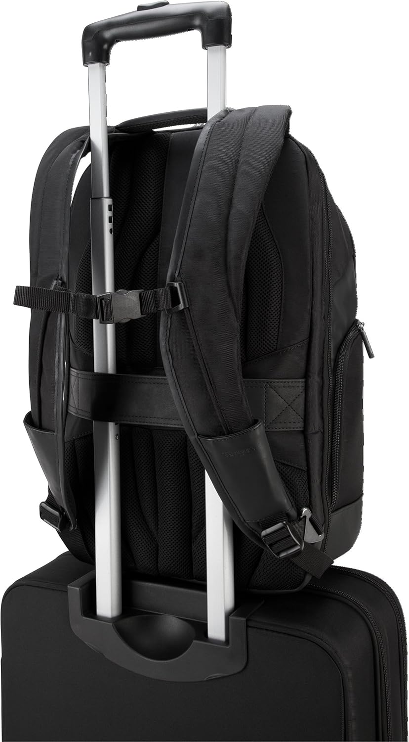 50% Off Discount Targus Mobile-VIP Travel and TSA Checkpoint-Friendly Backpack for Business Professional Travel with Durable Weather-Resistant, Trolley Strap, Protective Sling for 15.6-Inch Laptop, Black (PSB862) Super Cheap 🛒 Targus Mobile-VIP Travel and TSA Checkpoint-Friendly Backpack for Business Professional Travel with Durable Weather-Resistant, Trolley Strap, Protective Sling for 15.6-Inch Laptop, Black (PSB862)