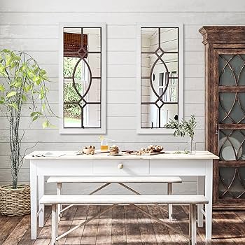 その他 house on the hill 70cm Amazon.com: TopCity Farmhouse Mirror for Wall Decor 43.3