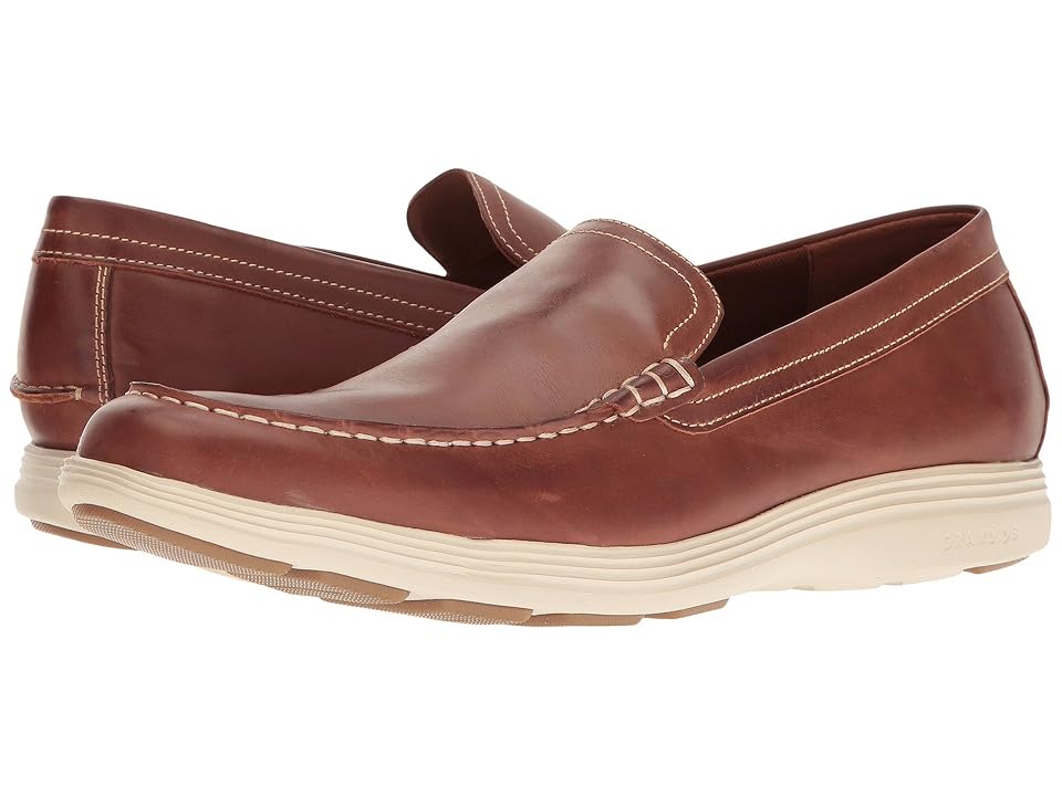 

Cole Haan Grand Tour Venetian (Woodbury Leather/Fog) Men's Shoes