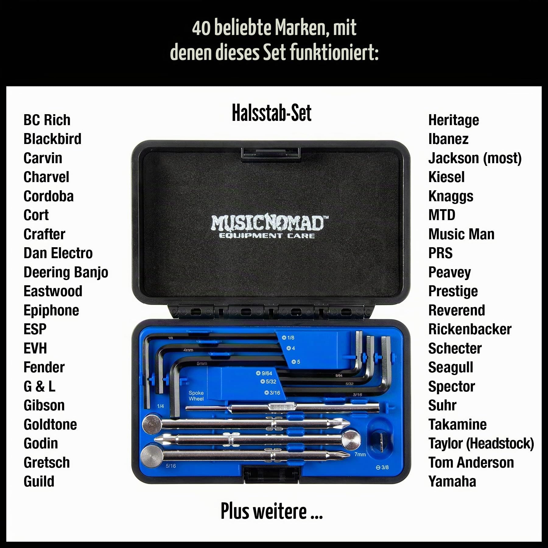 MusicNomad MN609 Kit Keep It Simple, Setup (KISS) – MN229, MN235, MN604