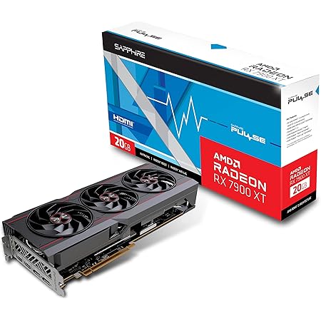 Sapphire 11323-02-20G Pulse AMD Radeon RX 7900 XT - Tarjeta gráfica para juegos con GDDR6 de 20 GB, AMD RDNA 3