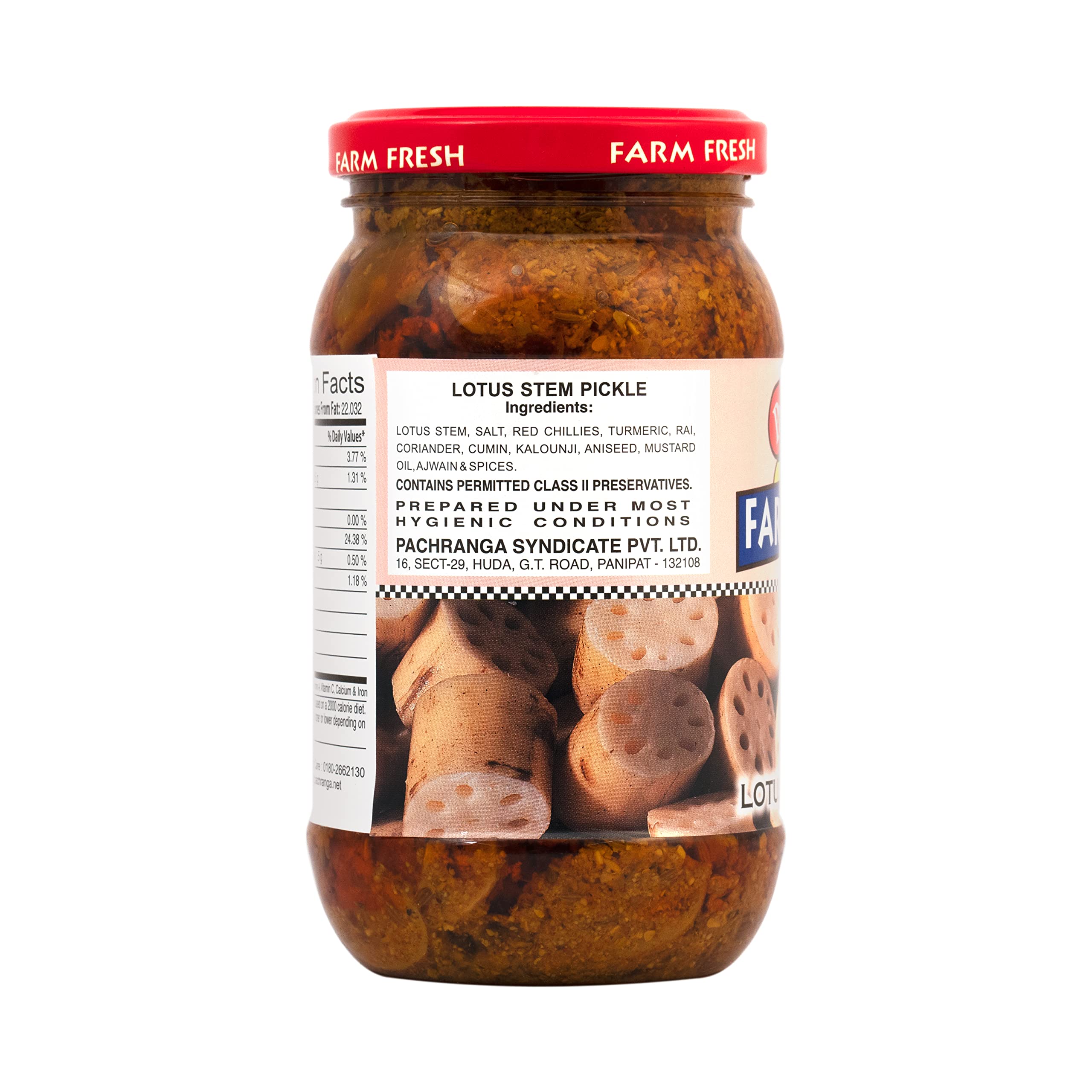 Pachranga's Farm Fresh Lotus Stem Pickle-400gm 1