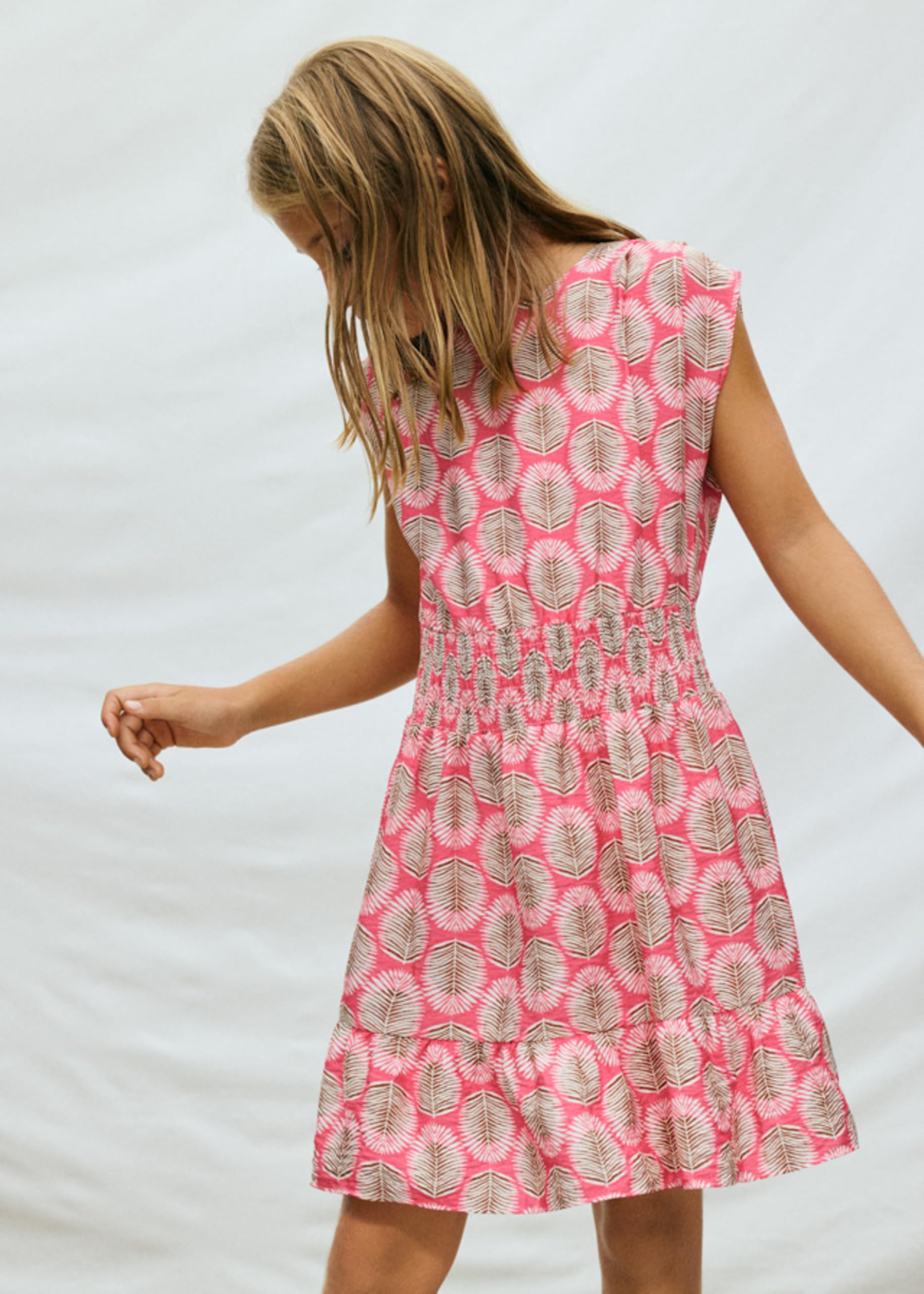 Mayoral Vestido Niña Verano - Estampado - Ropa de Vestir Niña - Ropa de Regalo - para Niñas y Adolescentes de 8 Años a 16 Años