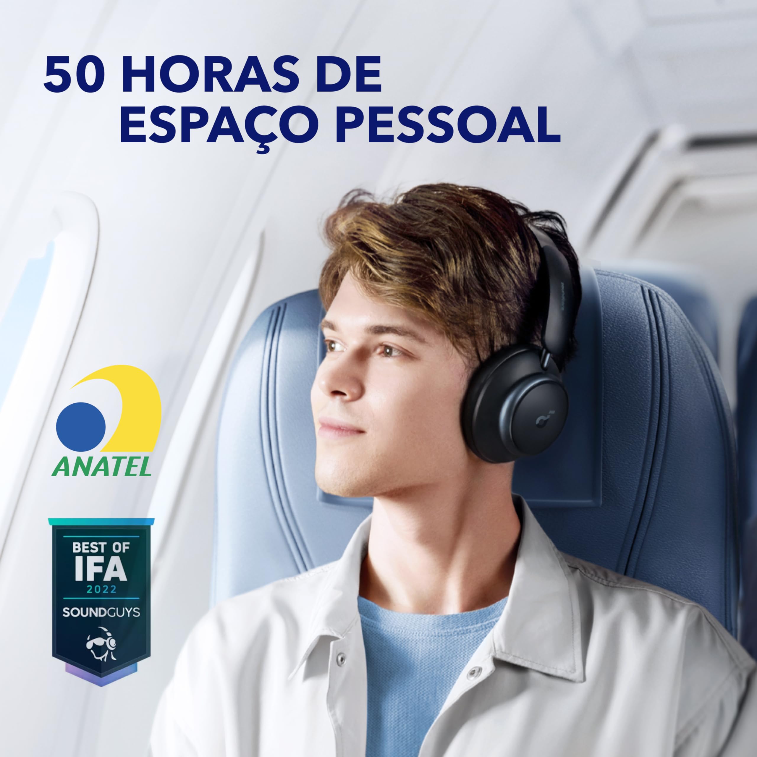 soundcore Space Q45 da Anker, Fone de Ouvido Bluetooth
