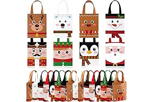 PCH Christmas Gift Bags 32 Pack for Kids Holiday Party Favors Supplies