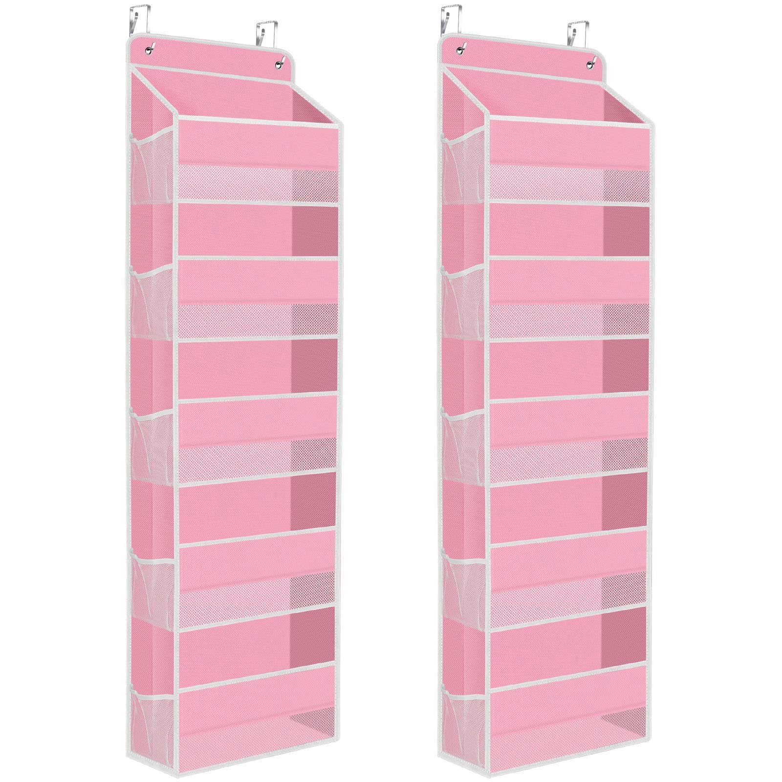 2 Pcs Over The Door Organizer Large Capacity Hanging Storage Room Organizer