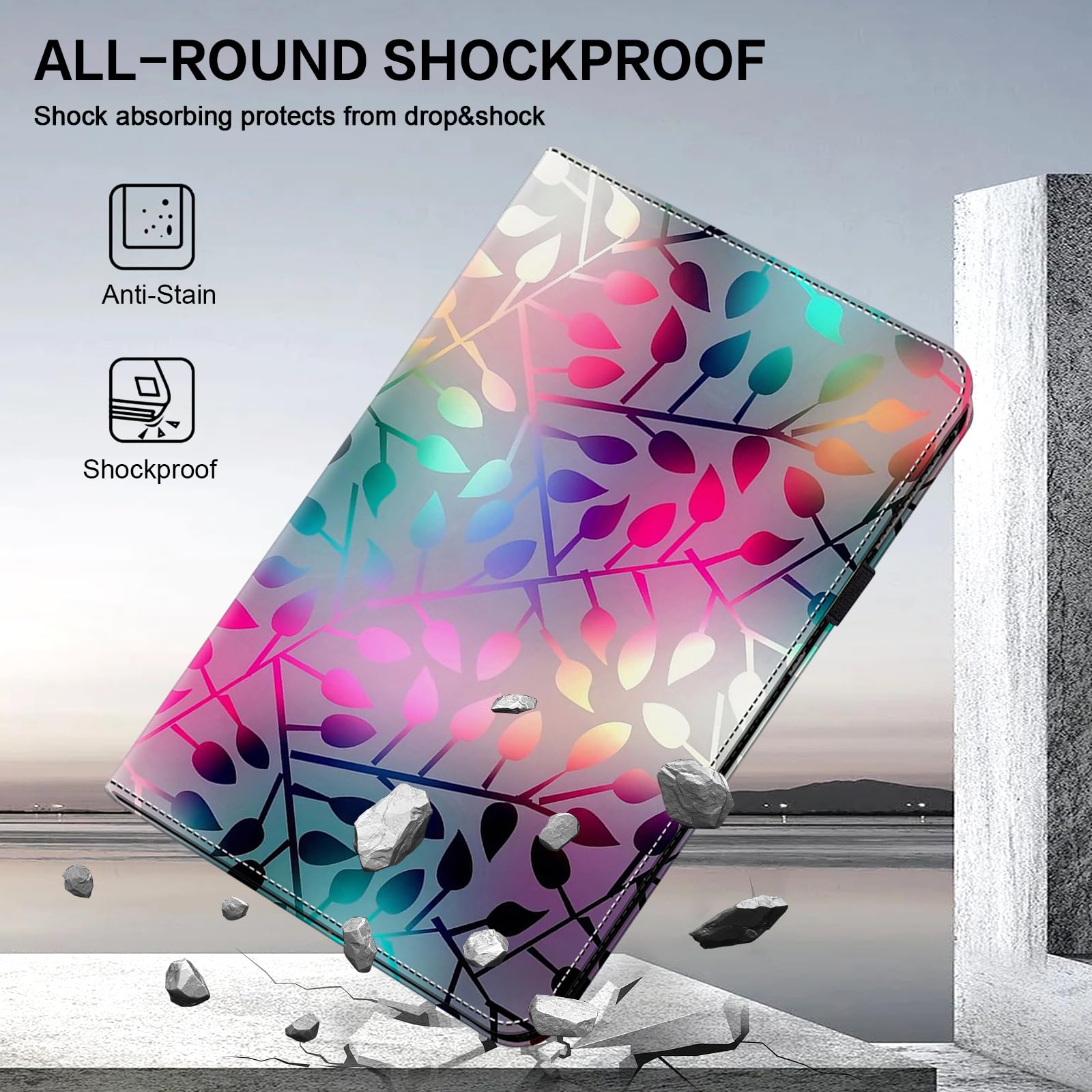 Honor Pad X8a 11 Inch Tablet Case - Premium Leather Folio Smart Case With Auto Sleep/Wake, Pen Holder, Card Slot - Dark Green - View #5