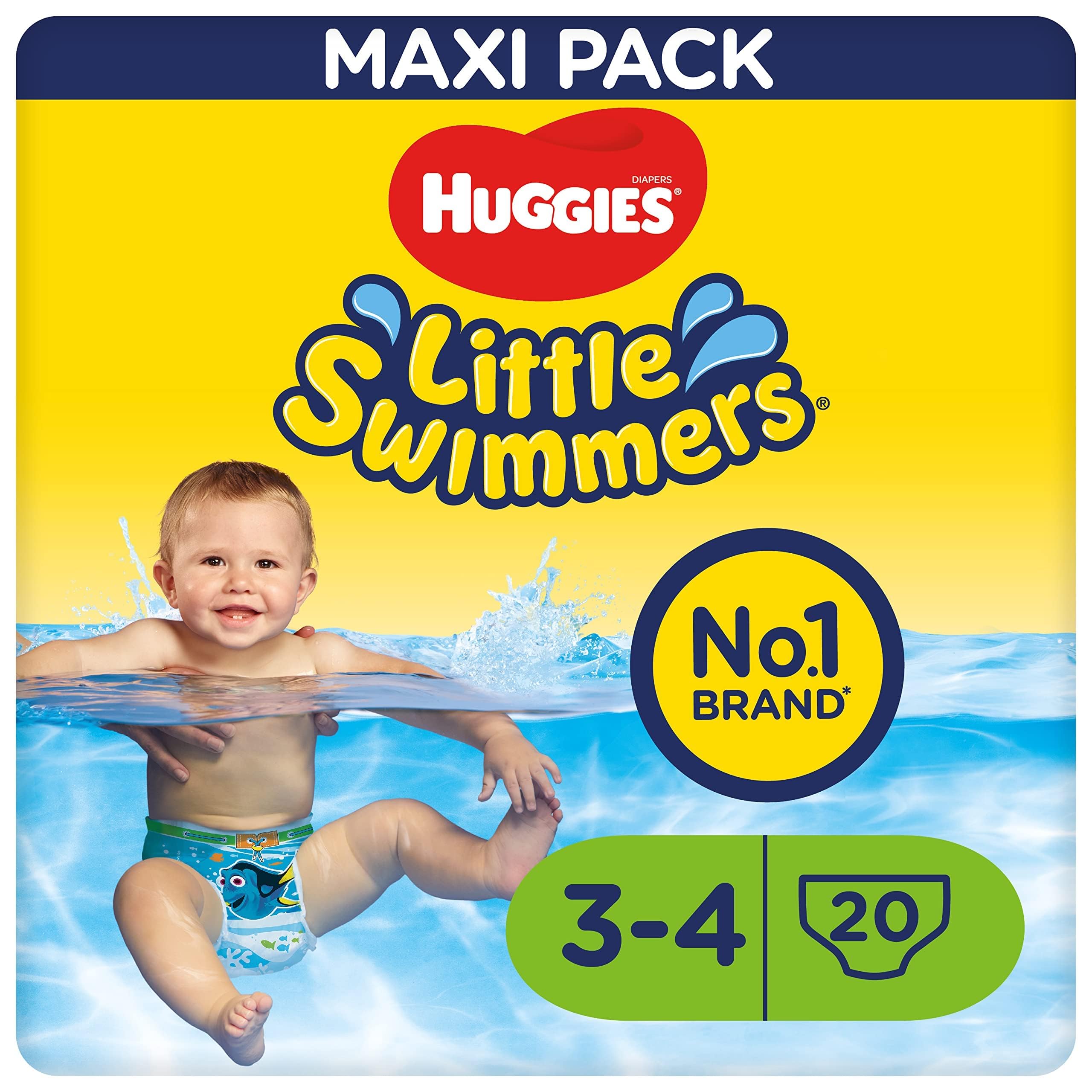 Huggies Lot de 20 maillots de bain jetables Taille 3-4