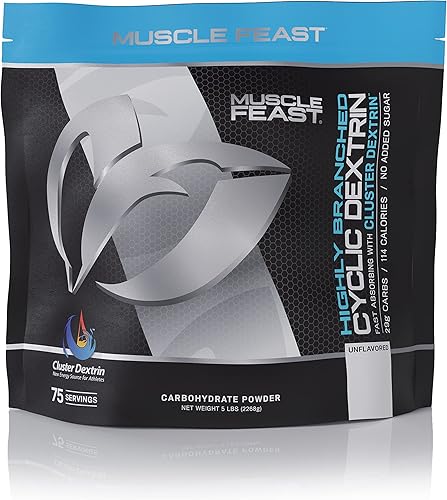 Altamente Ramificados Cíclica Dextrina muscular Feast Super Carb, 1