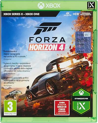 Forza Horizon 4 Edizione Standard, Pegi 3, Xbox One, 4K
