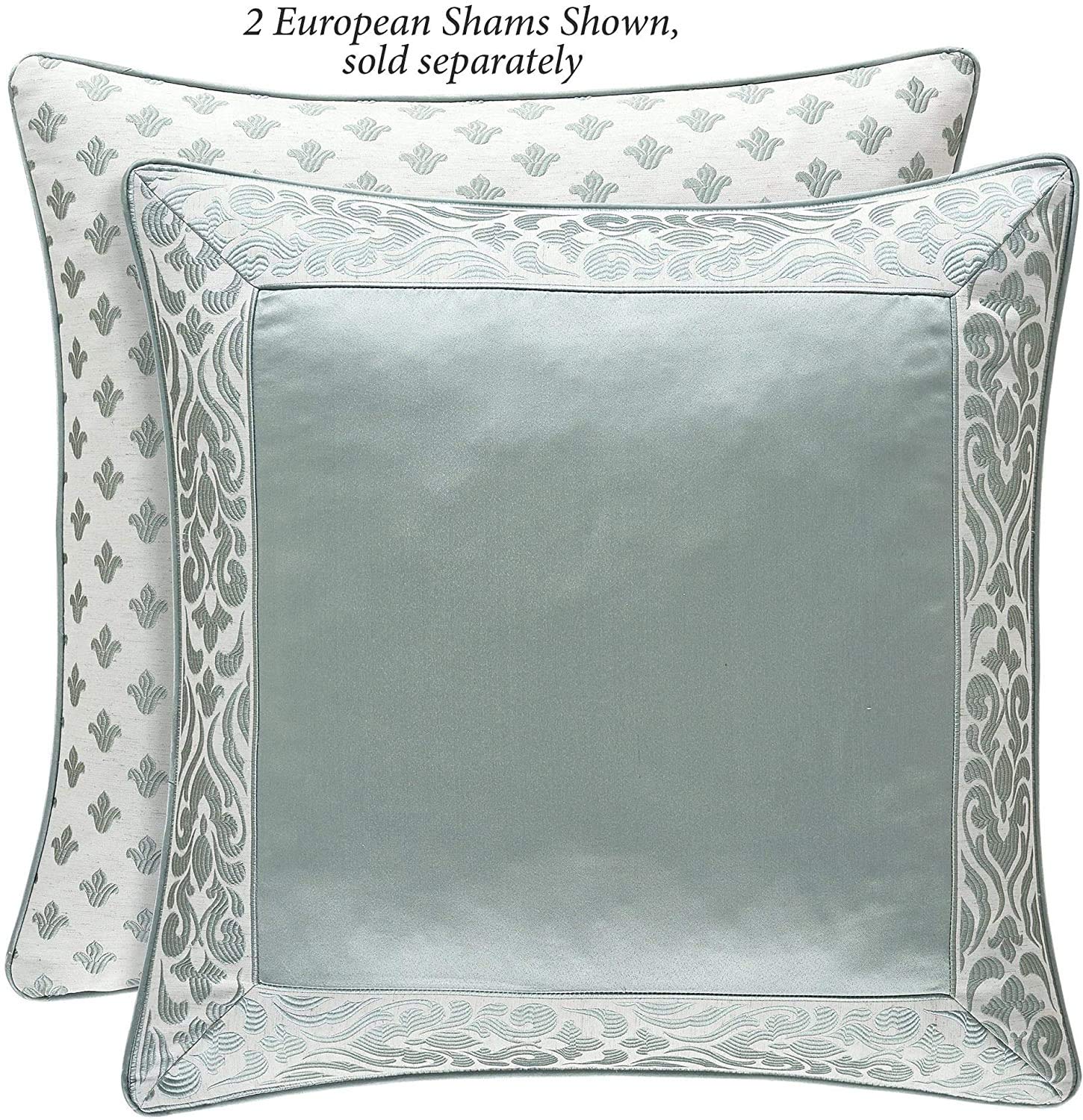 Byourbed Moksha Textured Ruffles King Sham - Eternal Gray