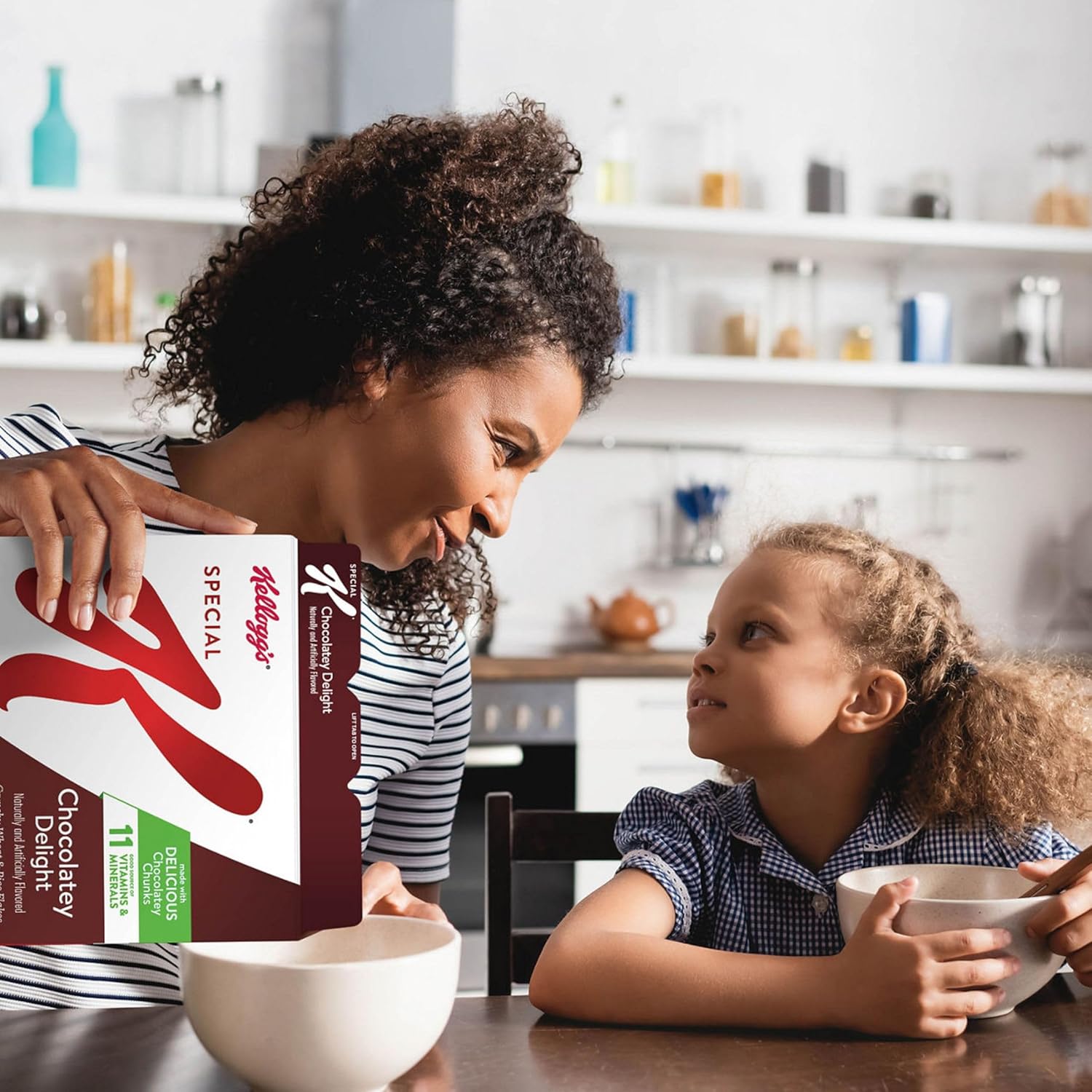 Kellogg's Special K Chocolatey Delight Breakfast Cereal, Good Source of Fiber, Family Size, 16.3 oz