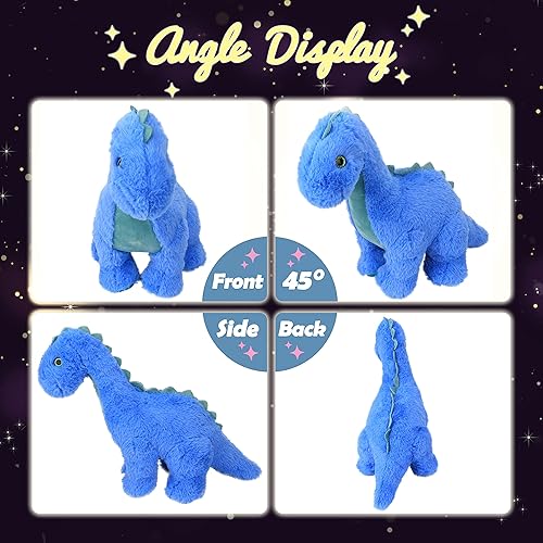 Vista 21 de Hopearl Dinosaurio de peluche LED que ilumina T-Rex con luces nocturnas que brillan en la oscuridad, festival de cumpleaños para niños pequeños