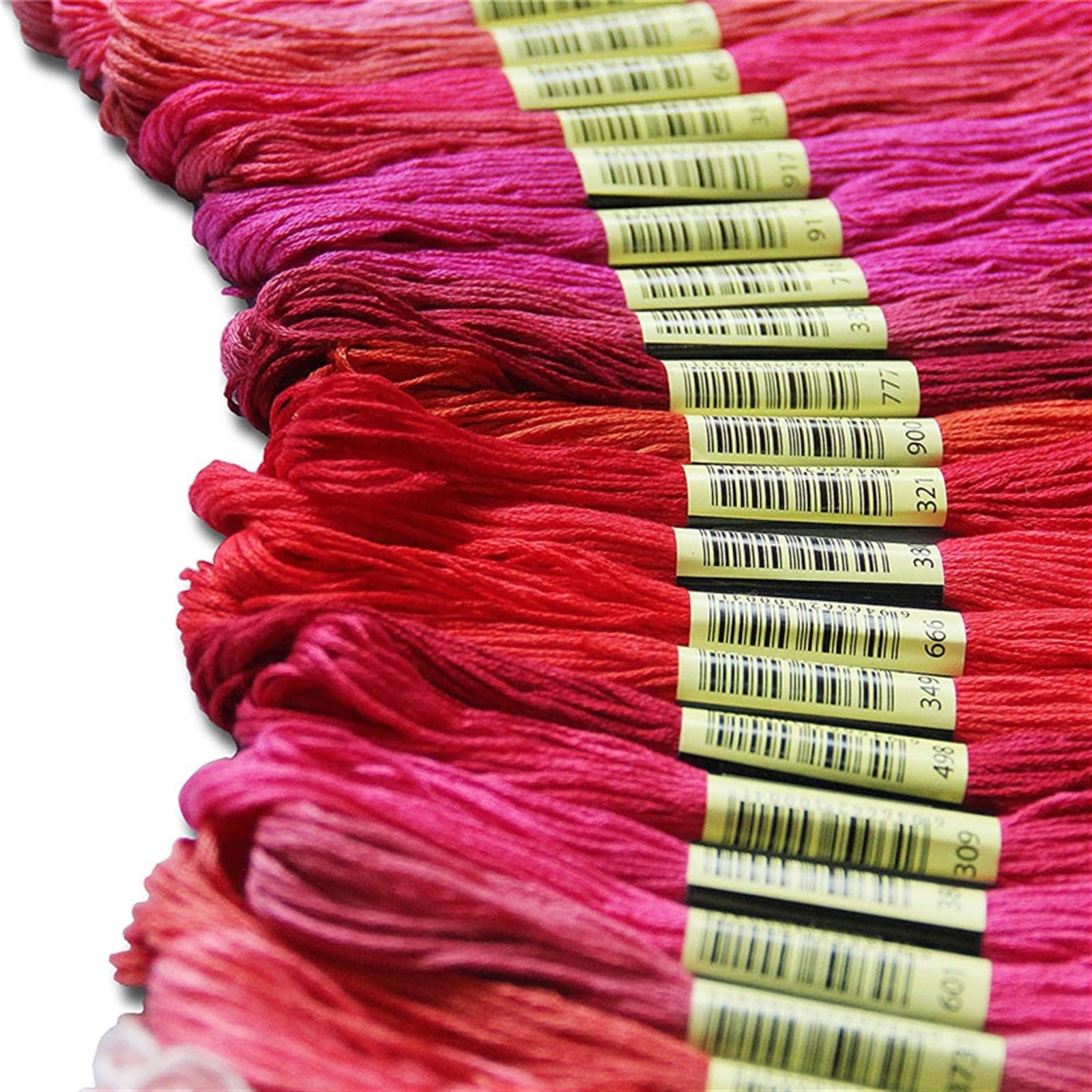 Nähen Stickgarn Set 447 Farbe Floss Stränge Fäden for Stricken Kreuzstich Weben Garn Kit für Armbänder Knüpfen