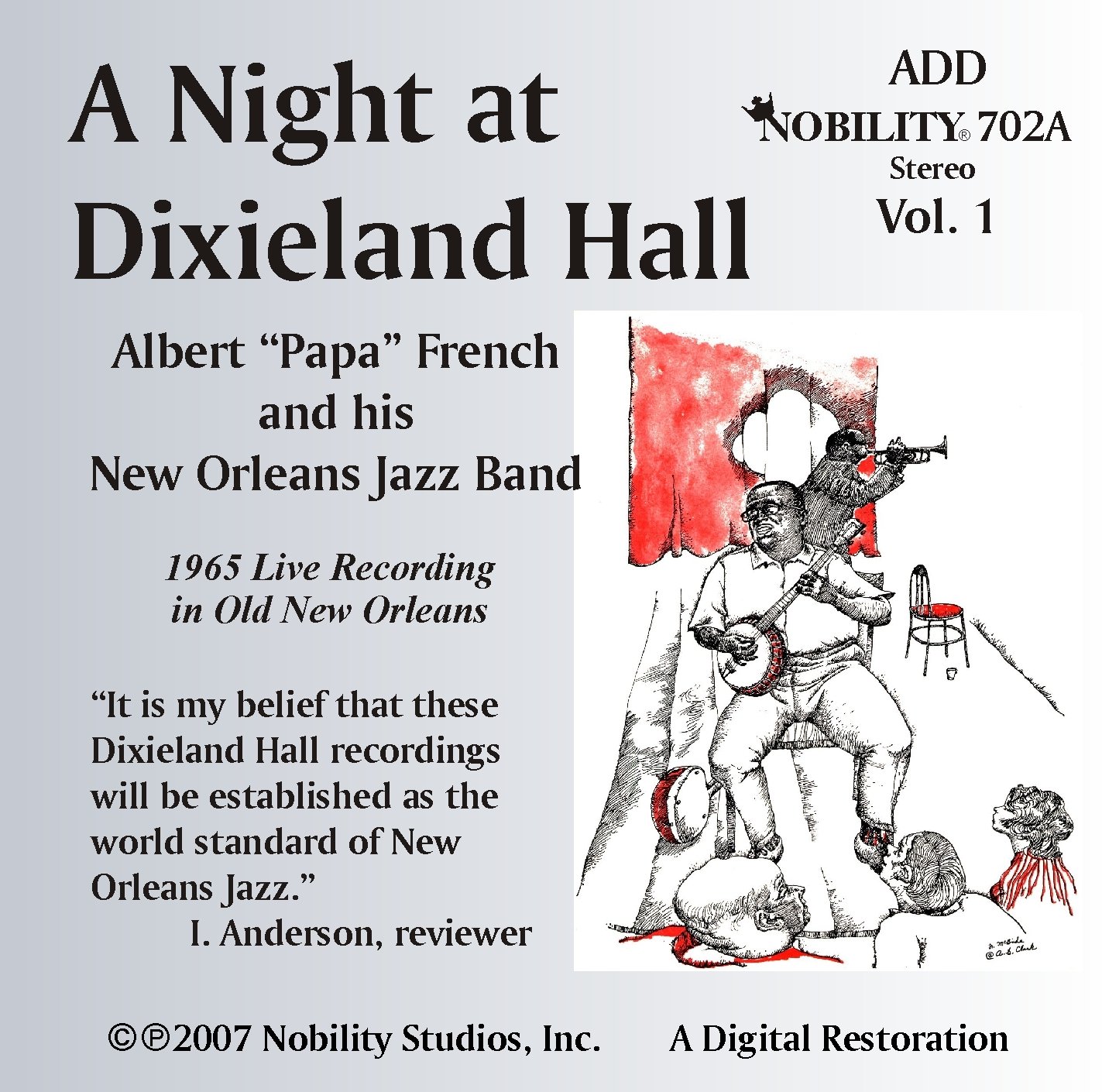 A Night at Dixieland Hall, Volume 1