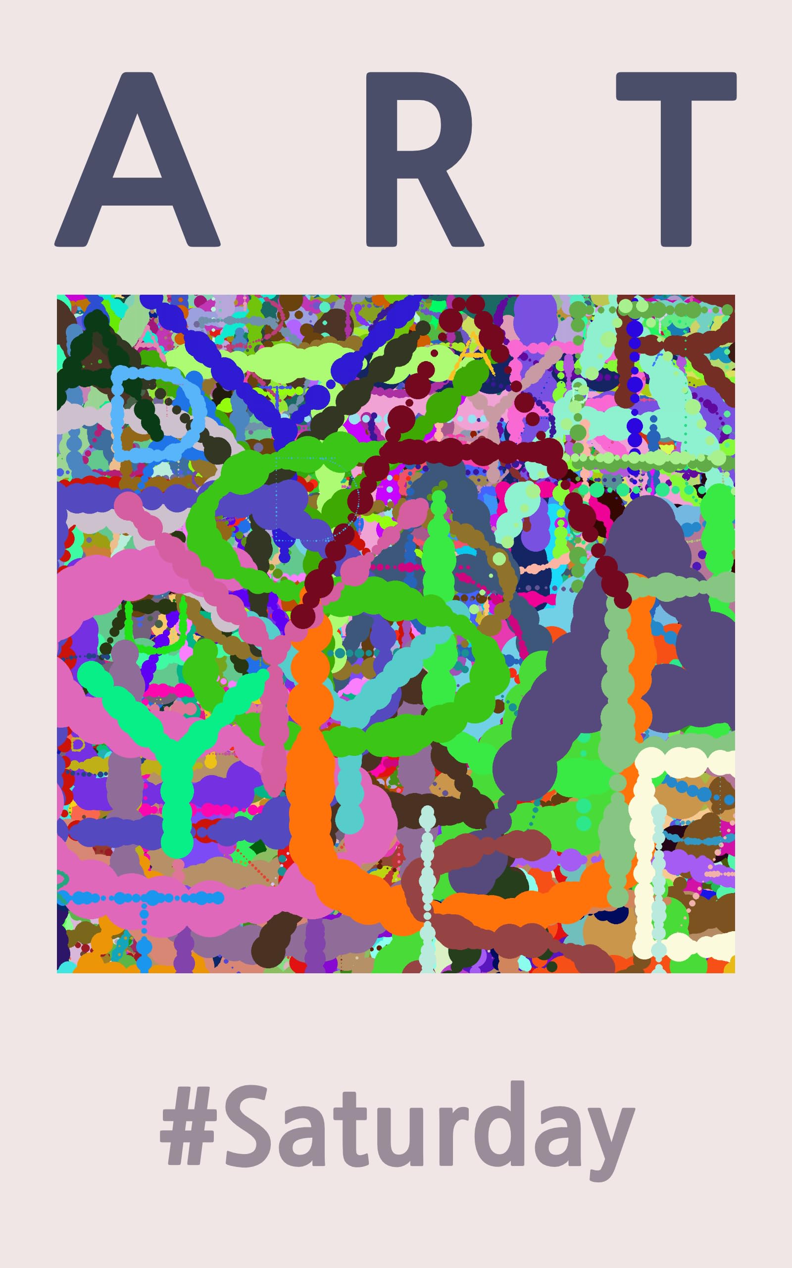Livre ART Saturday English Edition version originale pour amateurs d'art contemporain
