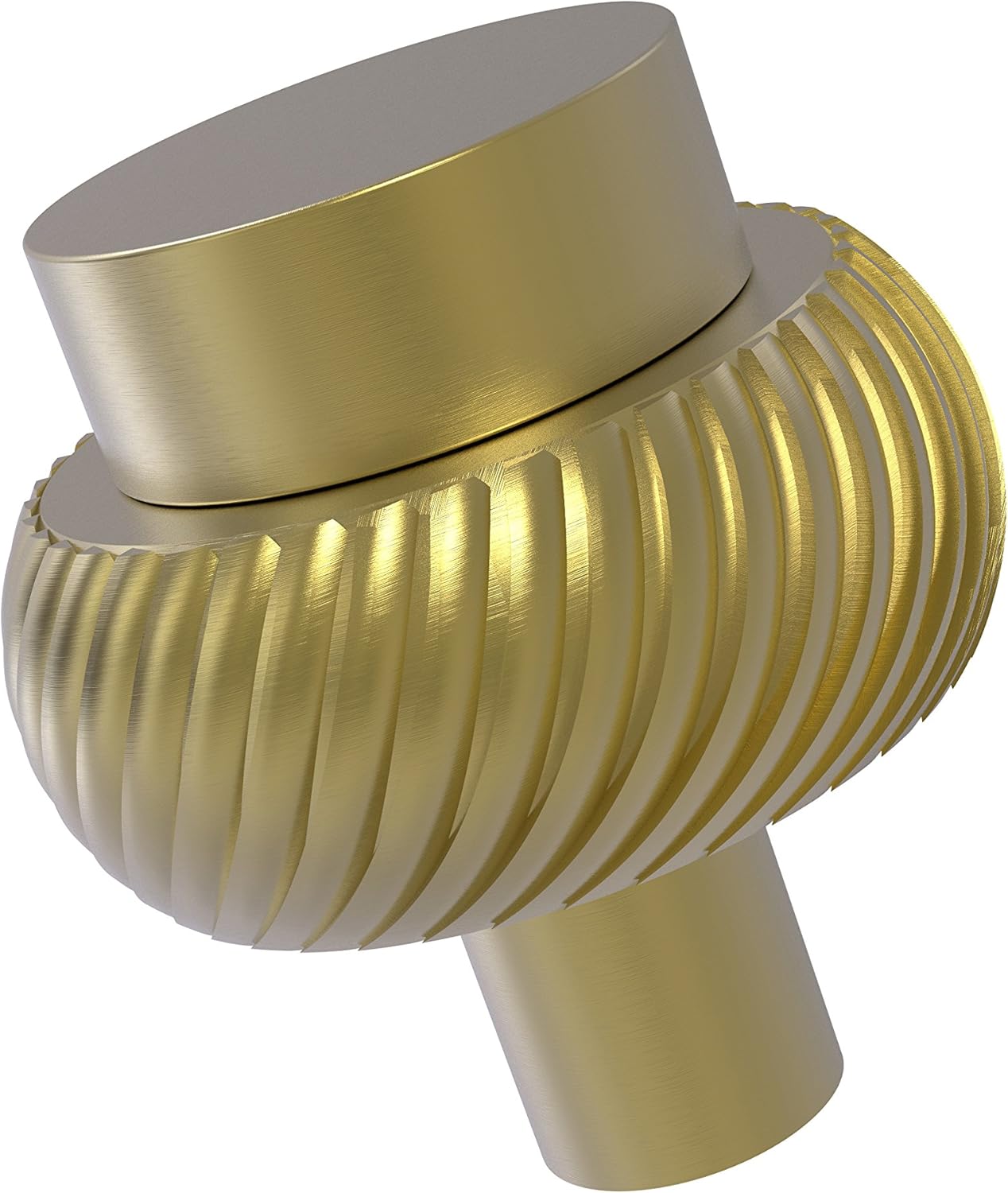 Allied Brass 101T-SBR 1-1/2 Inch Cabinet Knob, Satin Brass