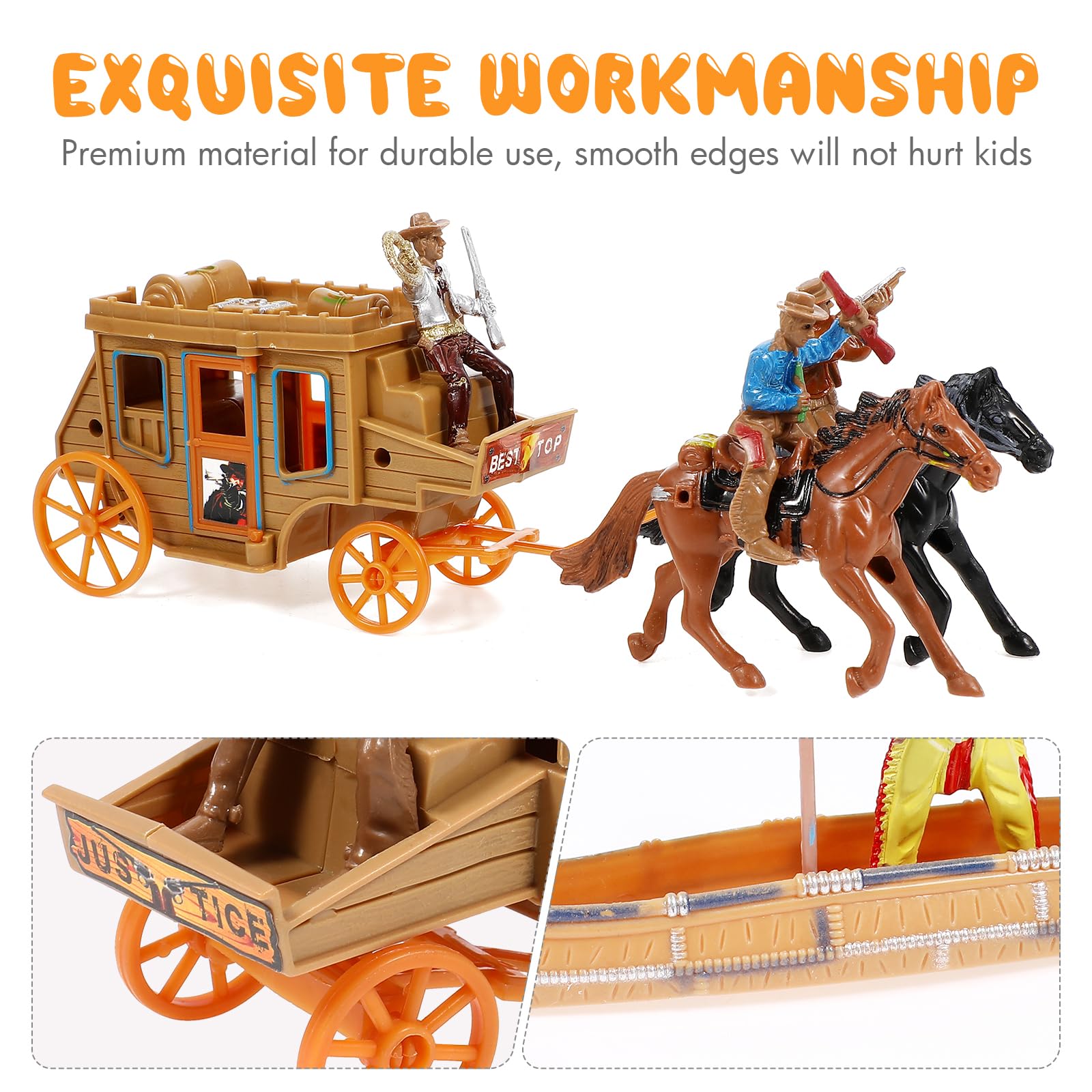 NUOBESTY Figure di Cowboy Ovest Modello di Figura di Nativo Americano Giocattoli di Soldati di Azione Indiani Gioco di Cowboy Occidentale per Bambini Giocattoli Educativi per