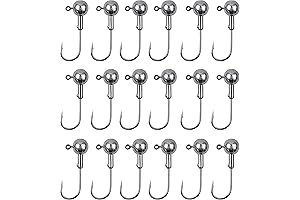 Round Head Jig Hooks - 1 oz, 20pcs for Fishing