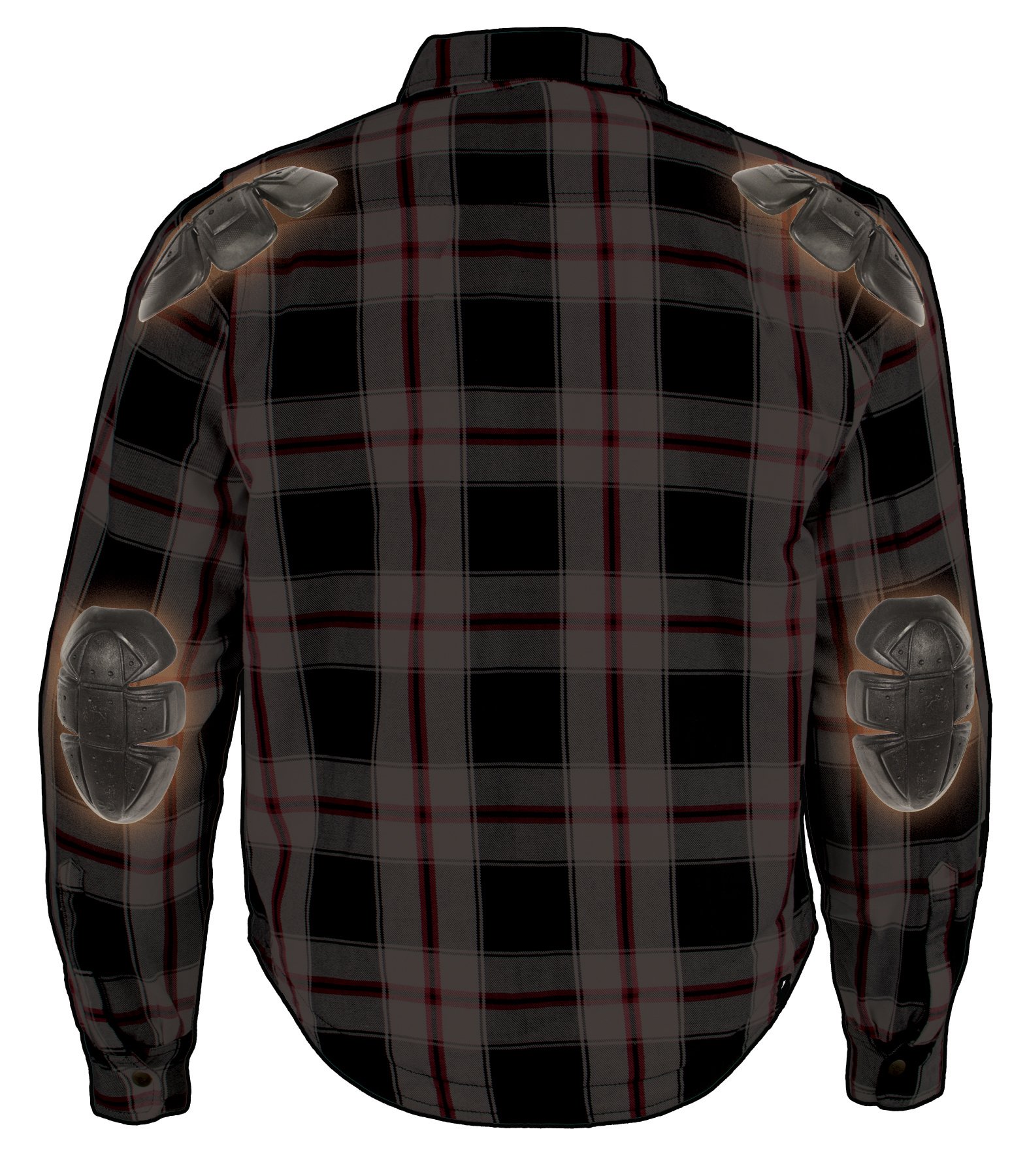 Armored Flannel Biker Shirt 