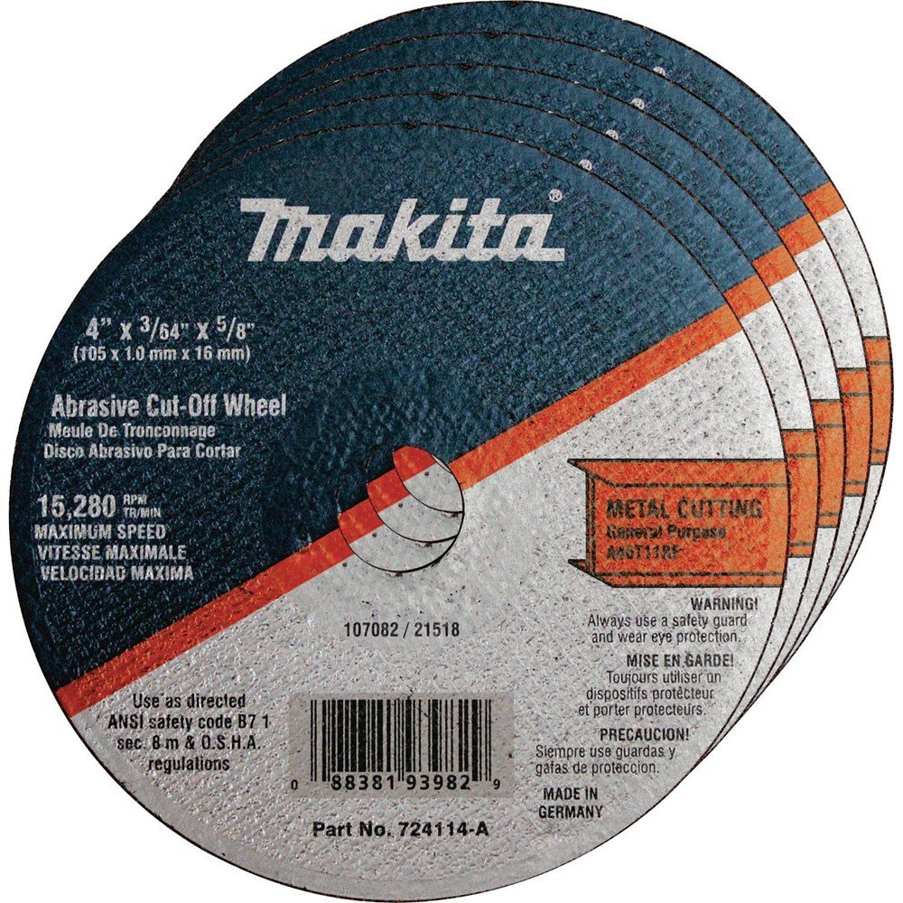 Makita Cut-Off Wheels - 25 Pack -1 Makita Cut-Off Wheels - 25 Pack -1
