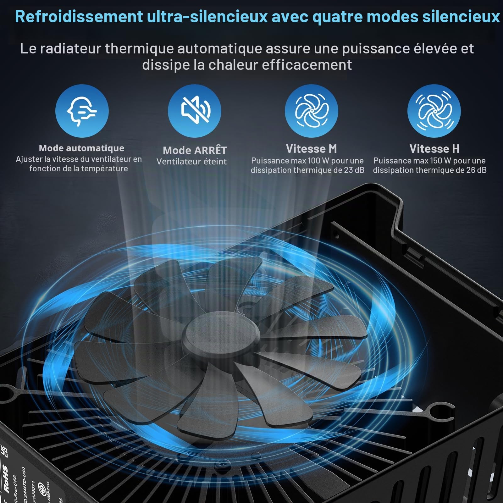 SIRUI Super Bulbs C150X Lampe Vidéo LED 150W COB, Lampe Photo Portable Bichromatique 2800K-6500K, Éclairage à Sortie Continue avec Réflecteur et Contrôle Luminosité Via Application Bluetooth