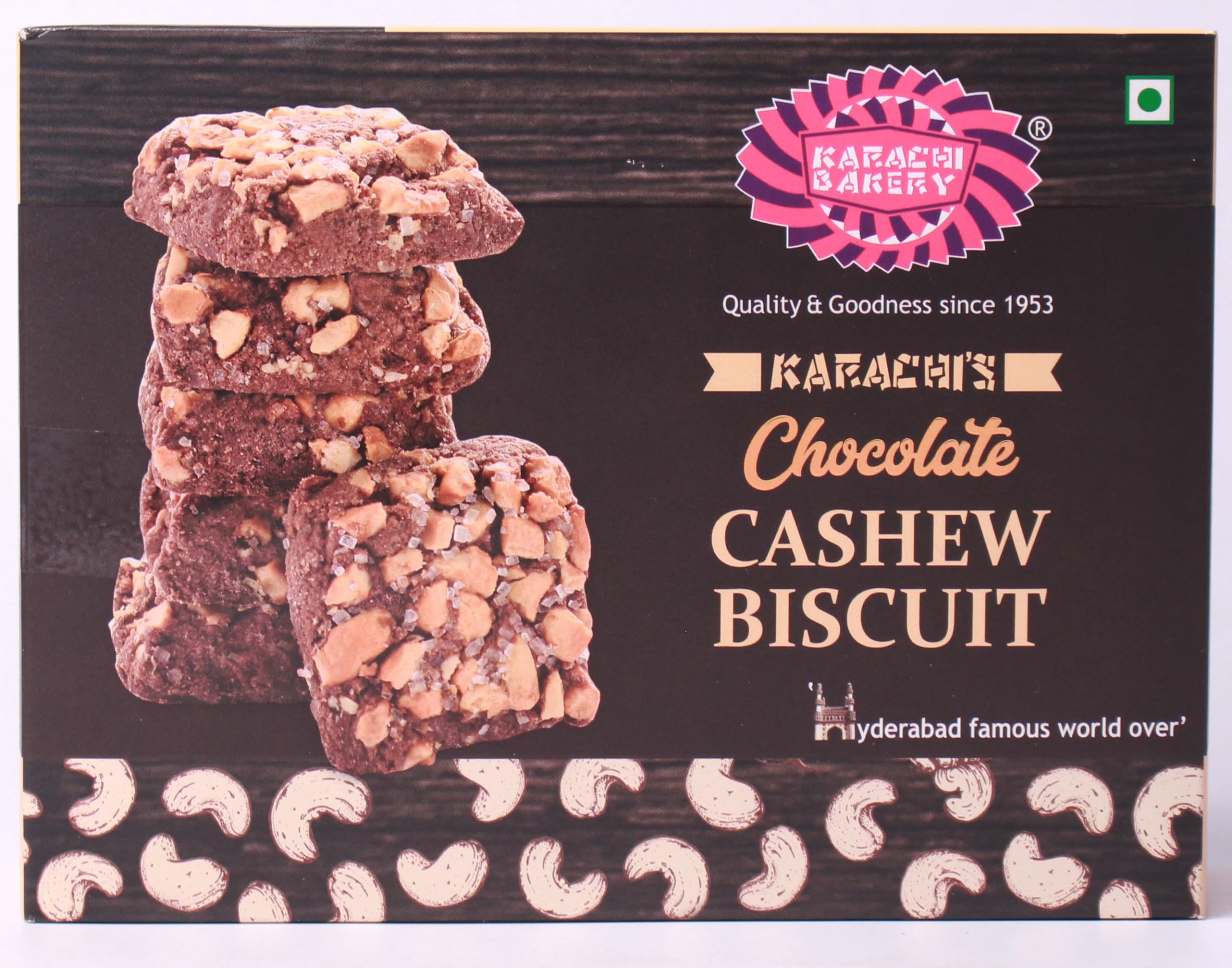 Karachi BakeryChocolate Cashew Biscuits, 400G