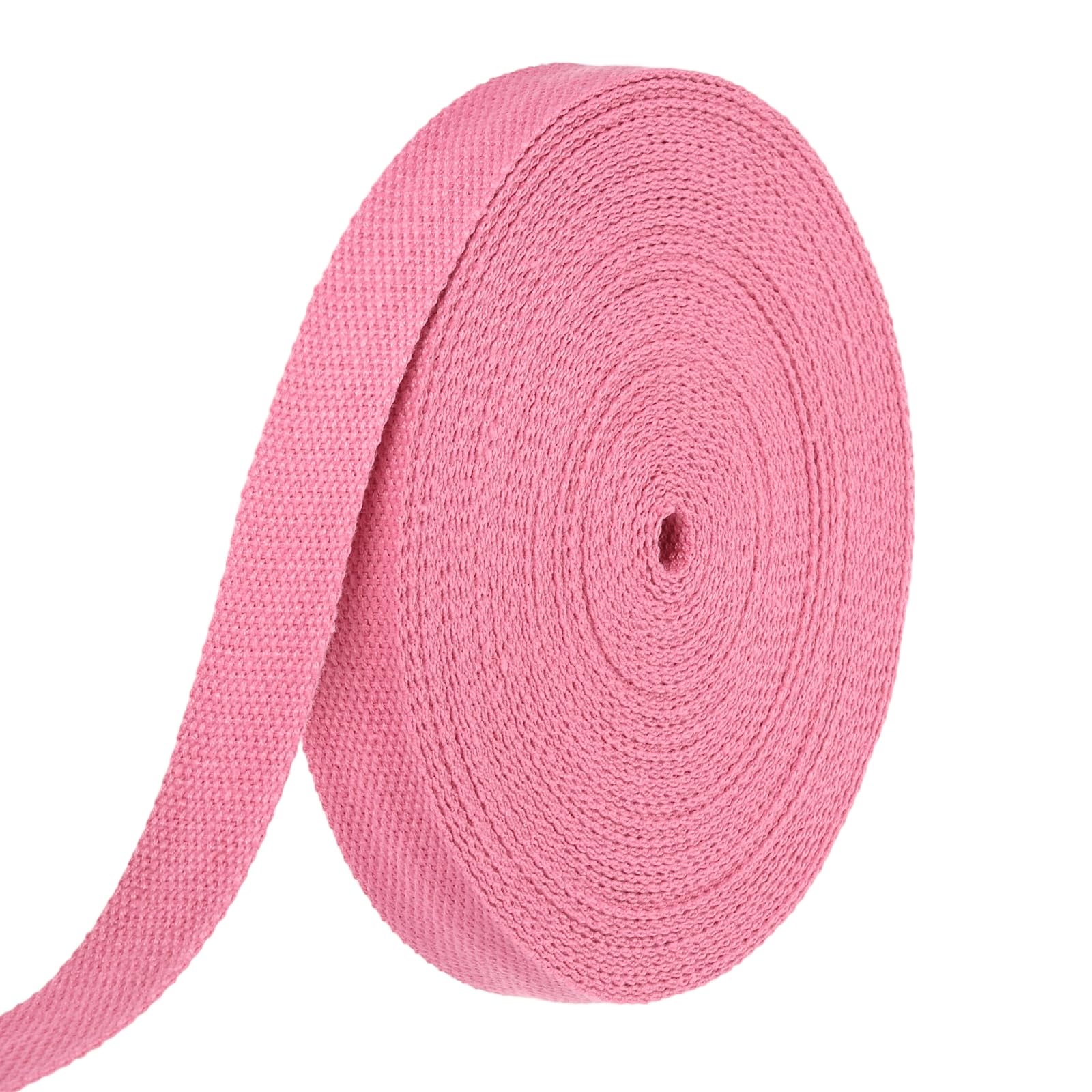 Sangle en coton rose pour créer des ceintures en tissu et sacs fait main