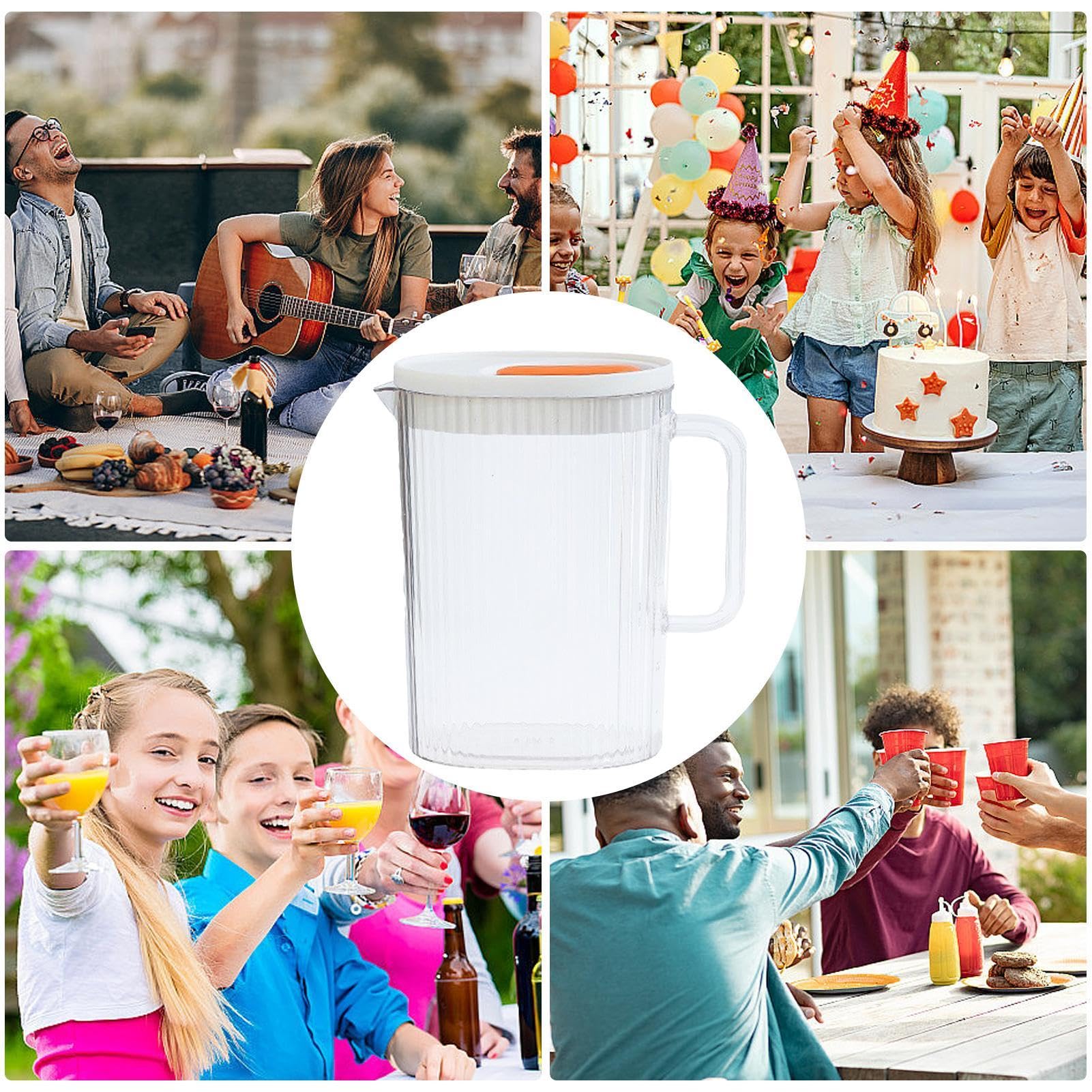 Iced Tea Pitcher - Theedrankcontainer | Ijsthee kan met deksel