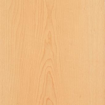 Wood-All Maple Wood Veneer Sheet, Plain Sliced/Flat Cut, 24x96, A Grade 10 mil Paperback
