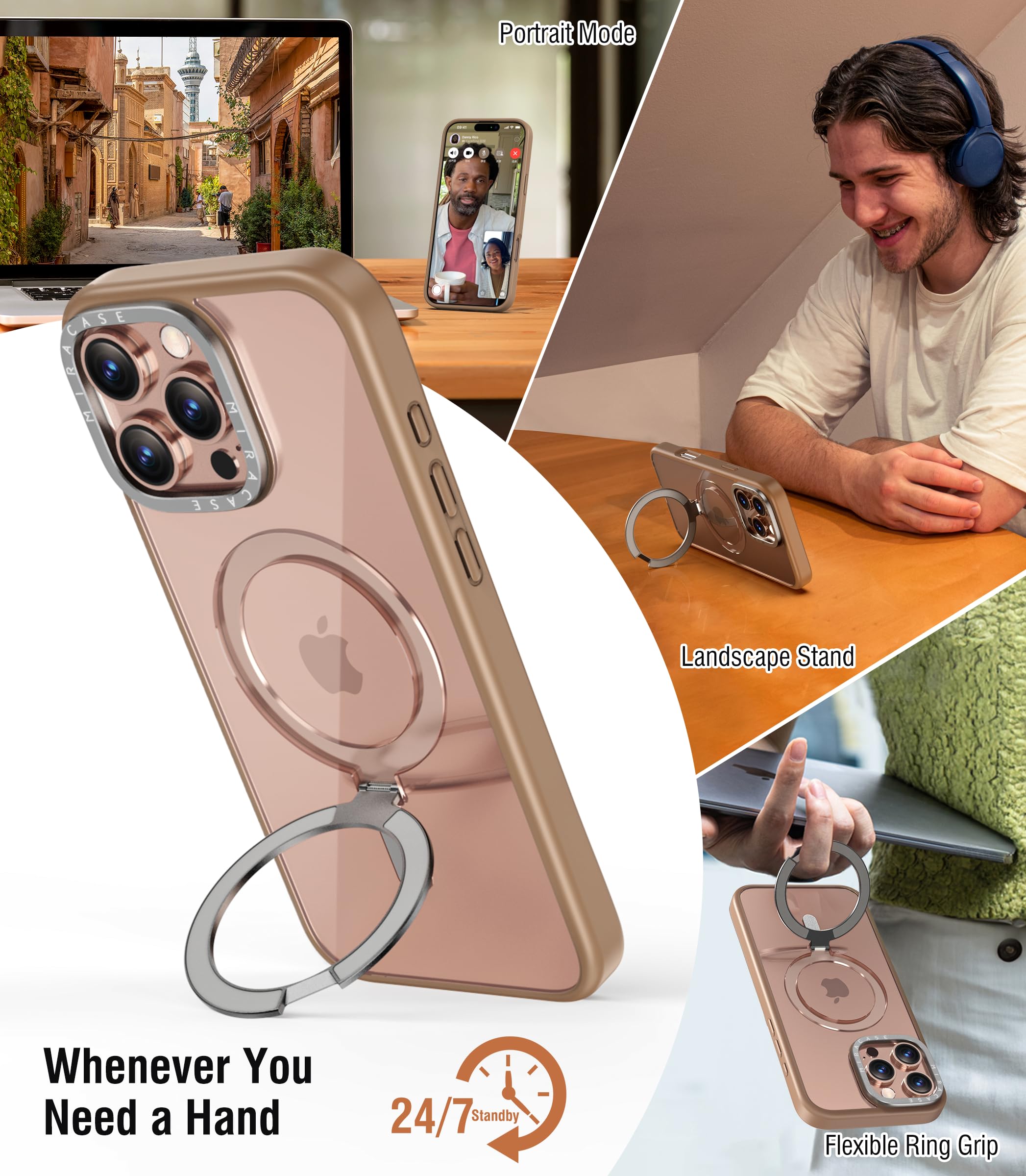 Amazon.com: Miracase 2024 Magnetic for iPhone 16 Pro Max Case with