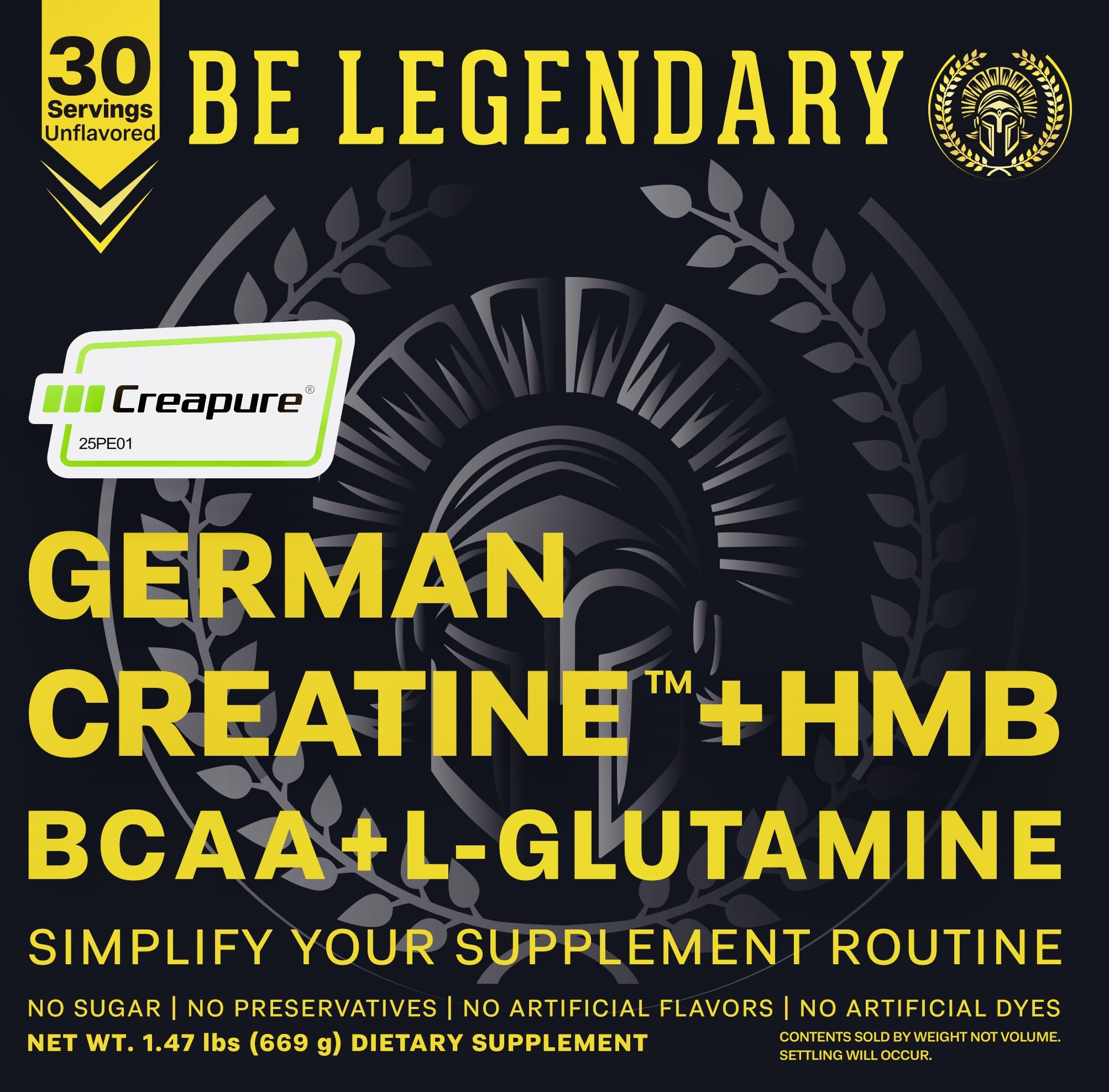 Creapure® Creatine HMB Powder, Unflavored, 30 Servings — Amazon image 3