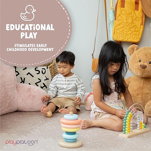 Miniatura 3 de Play Platoon Alfombrillas de juego no tóxicas grandes para niños, 9 azulejos de 72 x 72 pulgadas, azulejos de espuma extragruesos, rompecabezas de