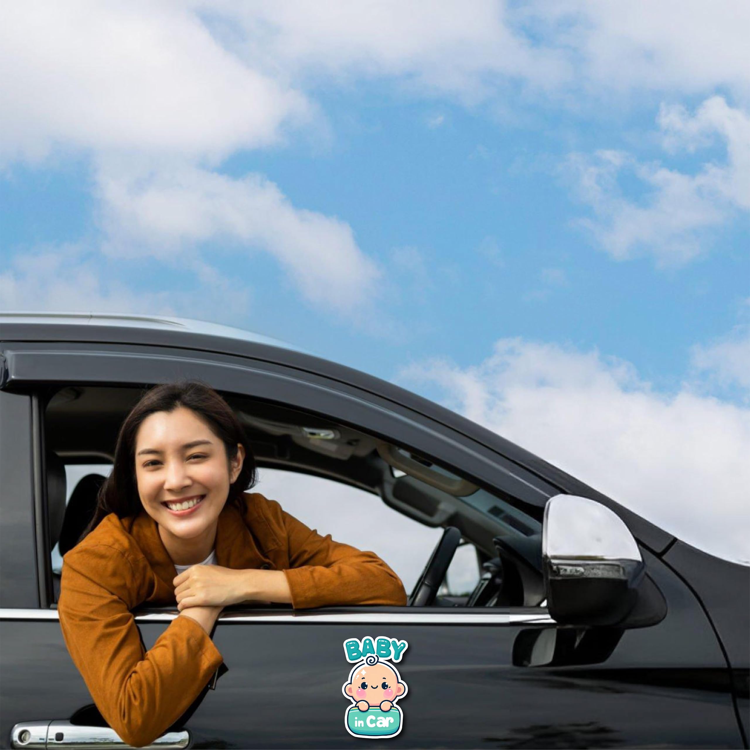 Baby in Car Sticker for Cars for Car Versatile Car Stickers and Decals Durable Car Sticker Set Durable — view 2