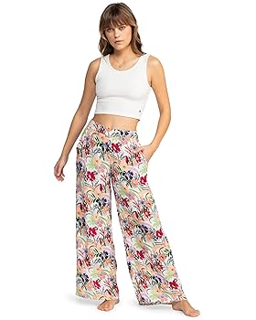 Roxy Women's Midnight Avenue Wide Leg Pant, Ash Rose