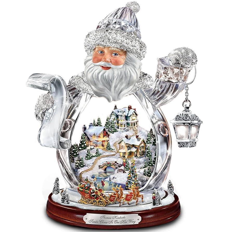 holidayさま Amazon.com: The Bradford Exchange Thomas Kinkade Santa Claus