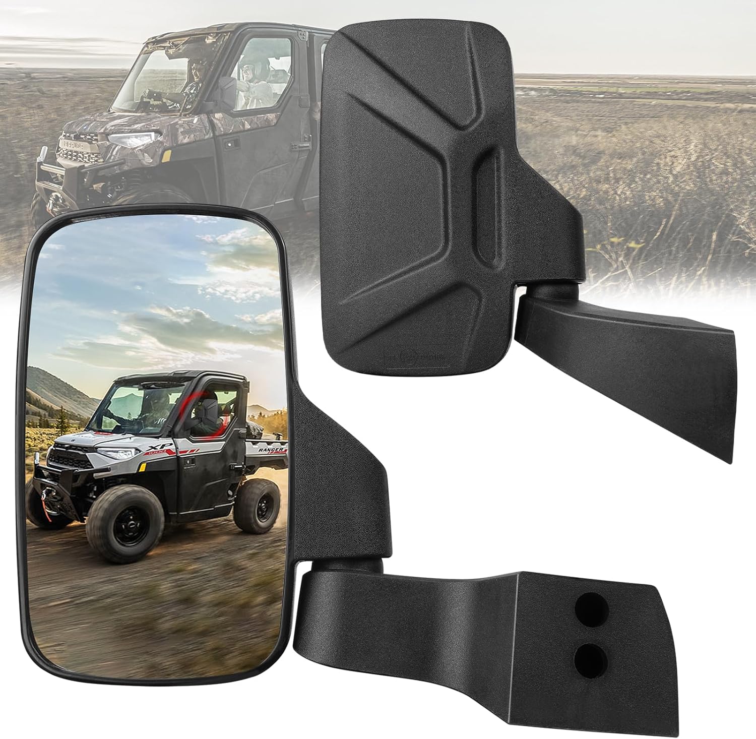 Door Mounted Side Mirrors Compatible with 20182023 Polaris