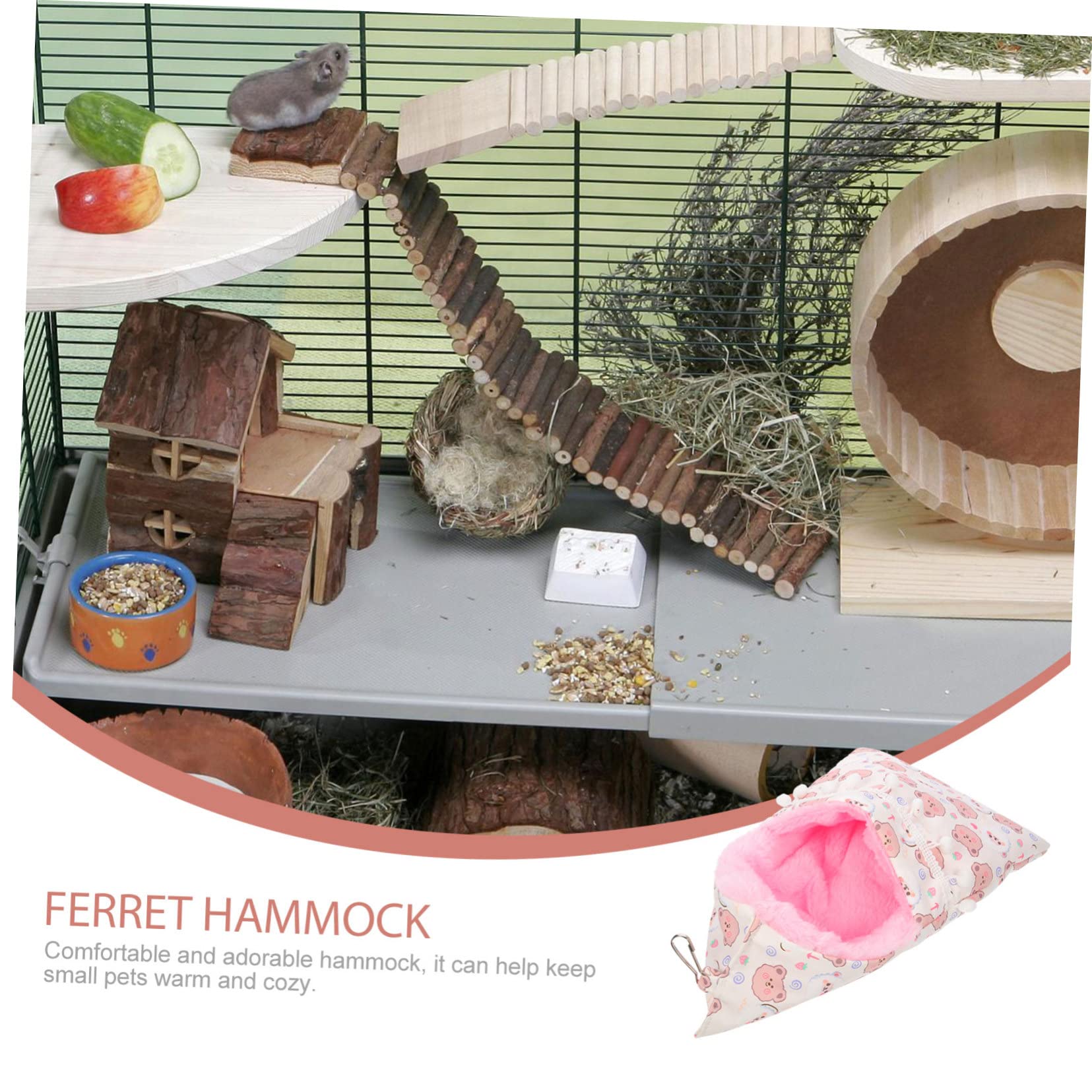 minkissy 4stücke Hamster Hängematte Aus Weiche Kuschelhöhle Für Nagetiere Warmes Und Bequemes Bett Für Hamster Ratten Und Chinchillas Für Käfige Pflegeleicht Und Geruchsfrei