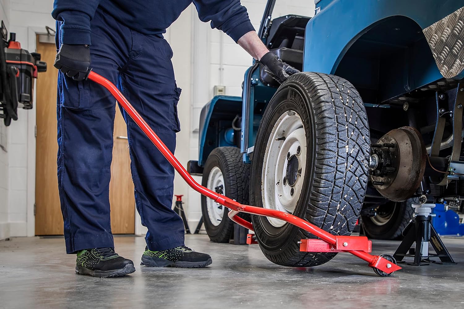 Sealey TH002 Tyre & Wheel Handling Dolly 127kg Capacity
