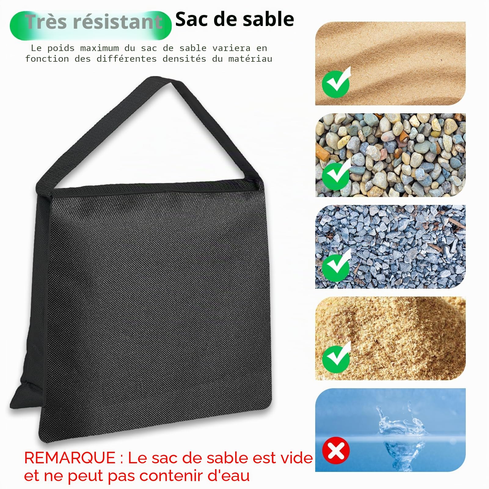 EMART Écran Vert avec Support, 2x2m Support Fond avec 1,5x2m Green Screen