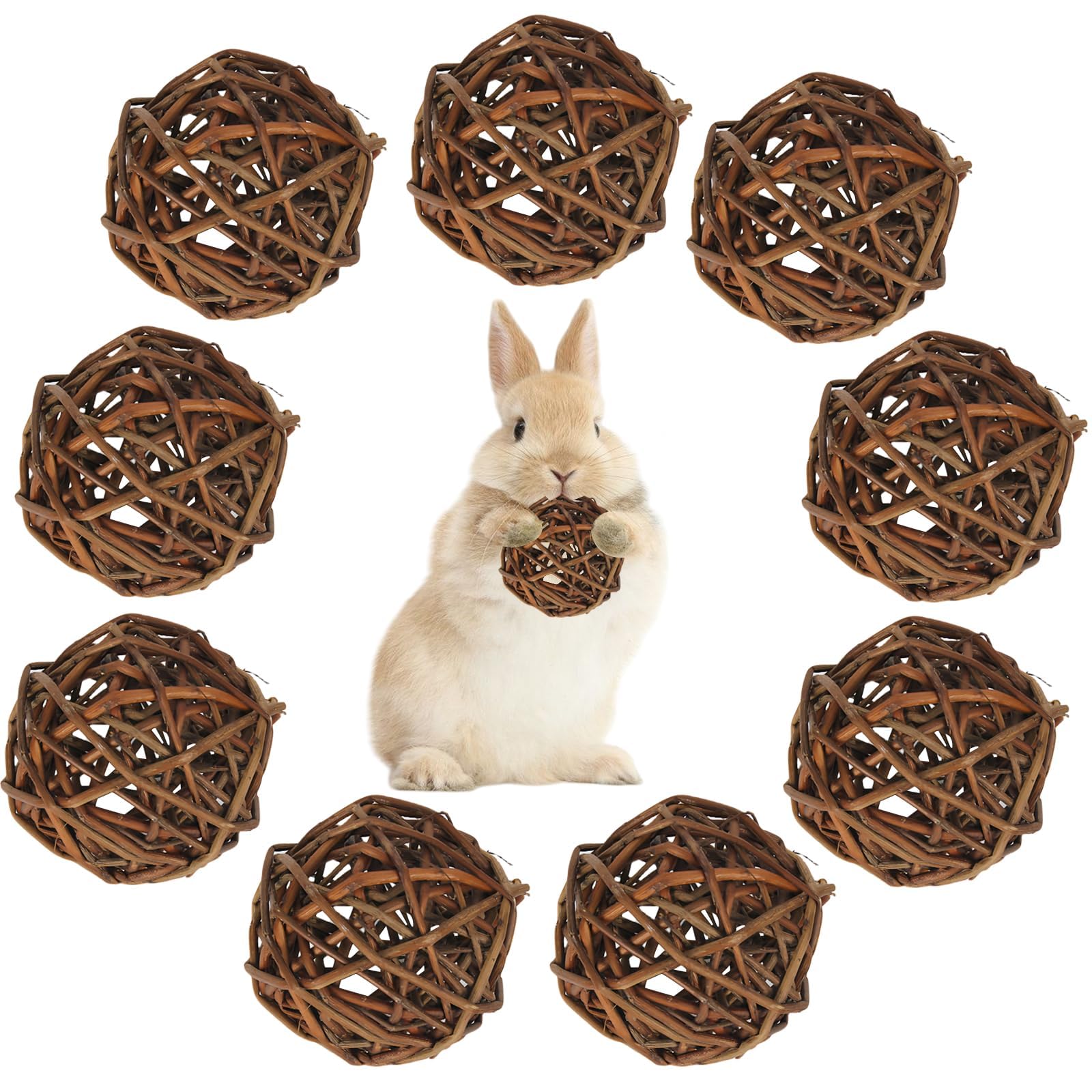 Jouets à Mâcher pour Lapins - 9 Pièces