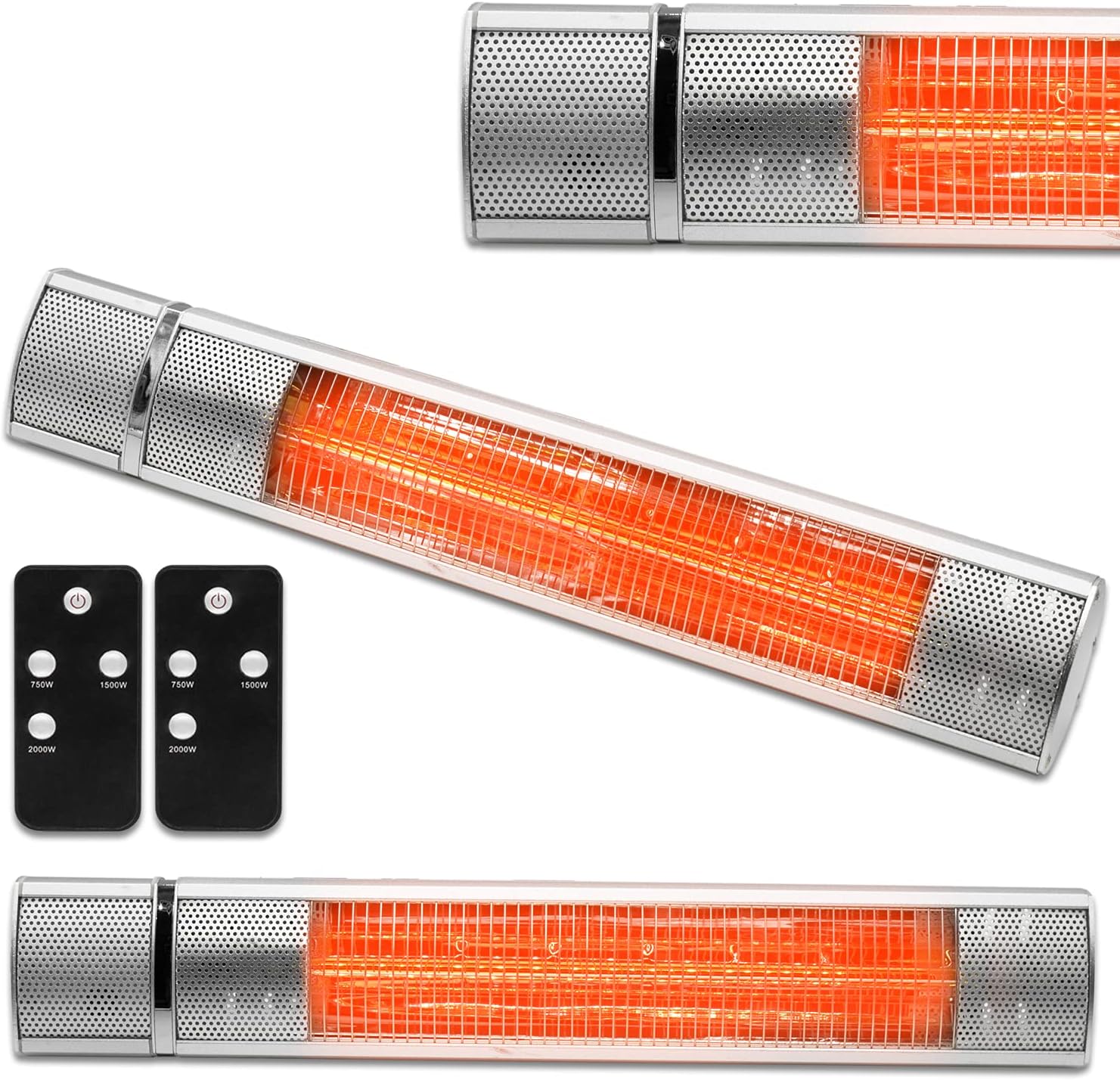 Futura Deluxe Wall Mounted Electric Infrared Outdoor Garden Patio