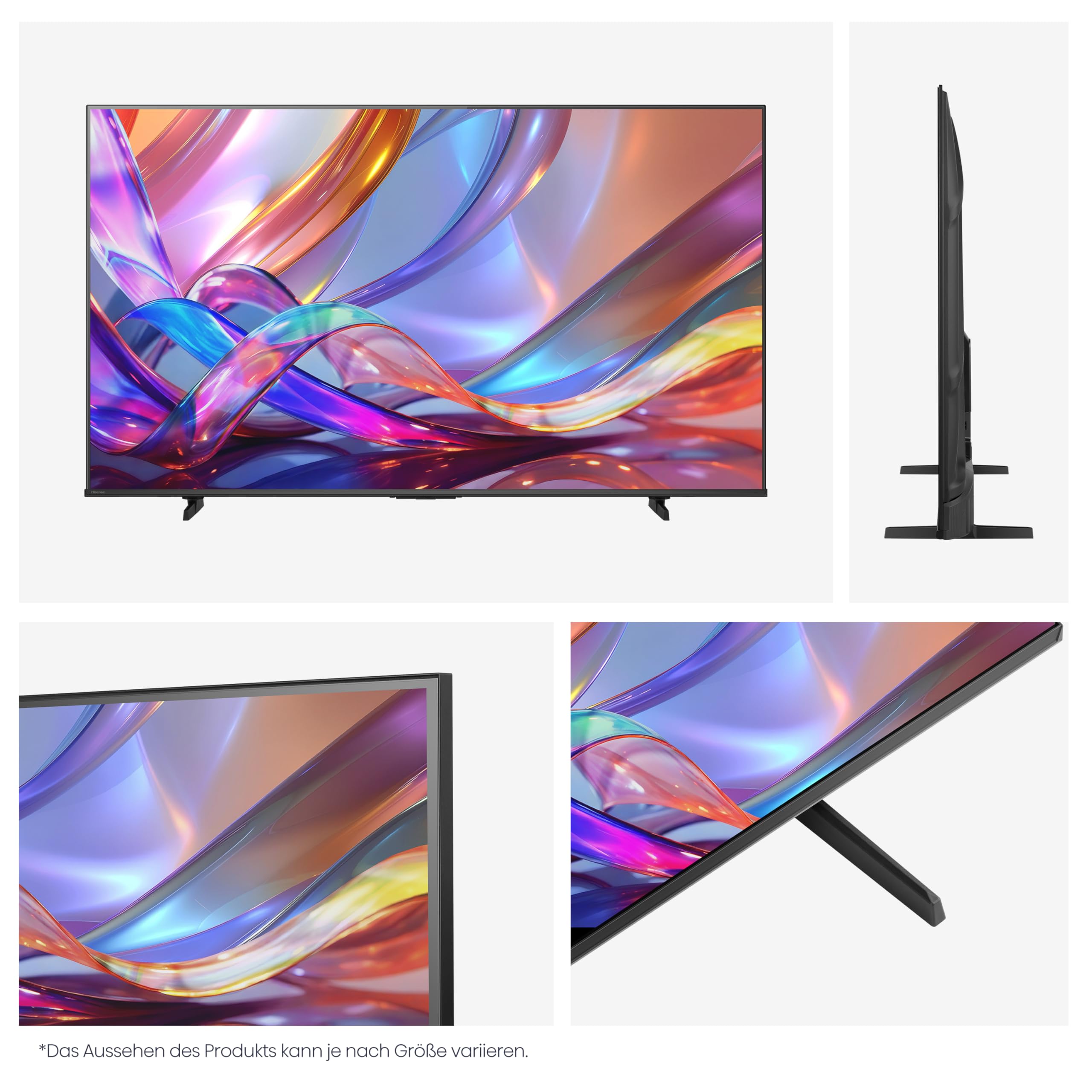 Hisense 55E7DS Fernseher 55 Zoll, 4K UHD QLED, Smart TV, Hi-View AI Engine, 60Hz Game Mode Plus, Dolby Vision IQ, HI-QLED Colour, Filmmaker Mode, AI Smooth Motion, Airplay, Sprachsteuerung[2026]